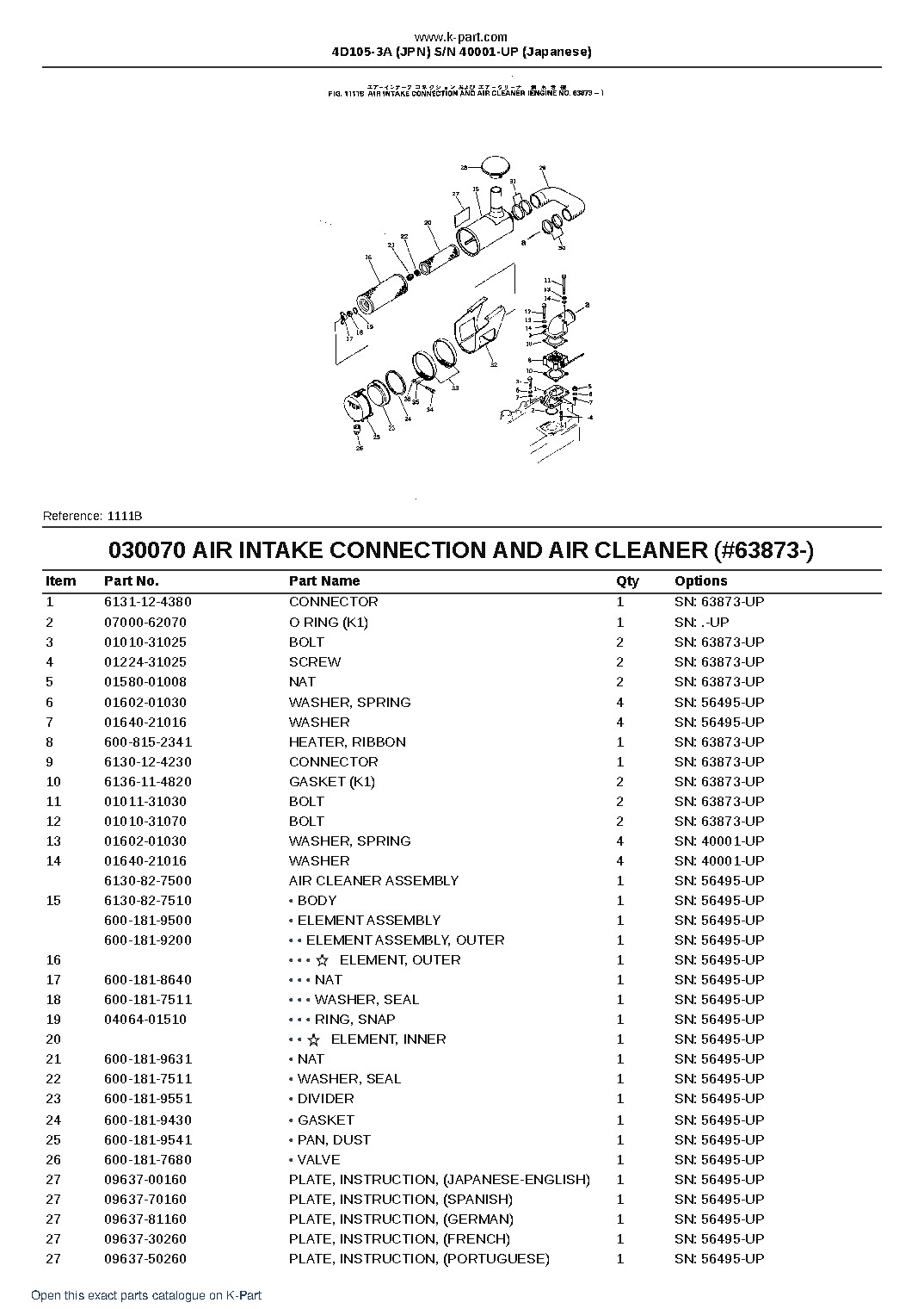 4D105-3A (JPN)  S/N 40001-UP (Japanese) – sample page 8
