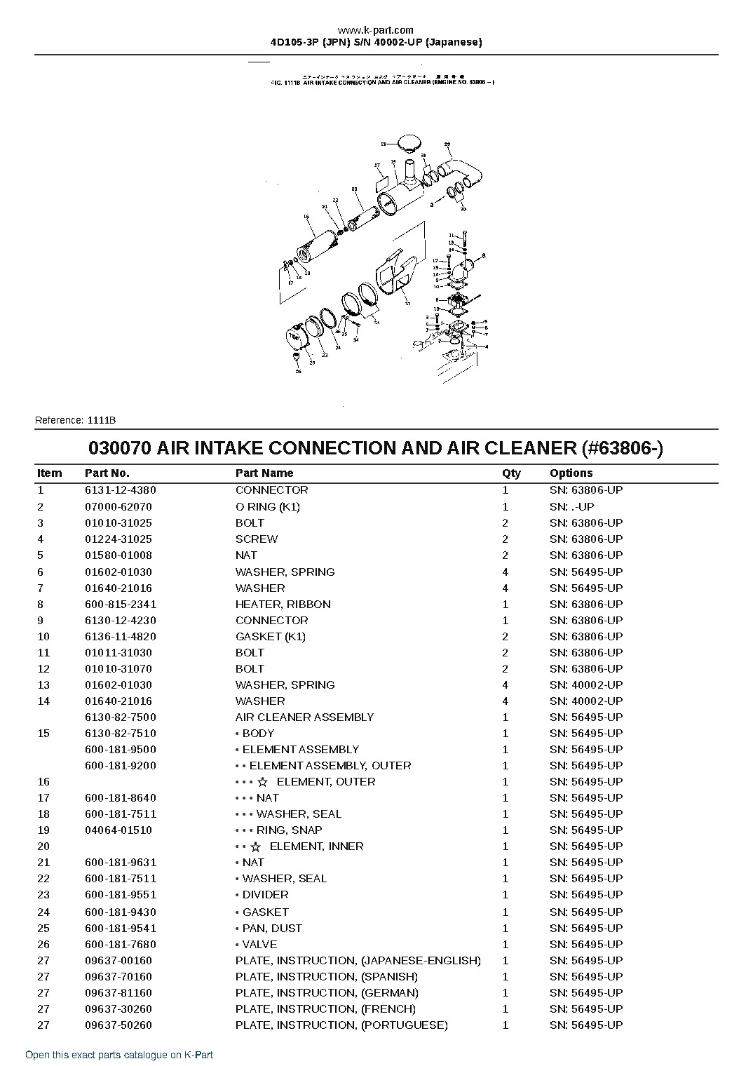 4D105-3P (JPN)  S/N 40002-UP (Japanese) – sample page 8