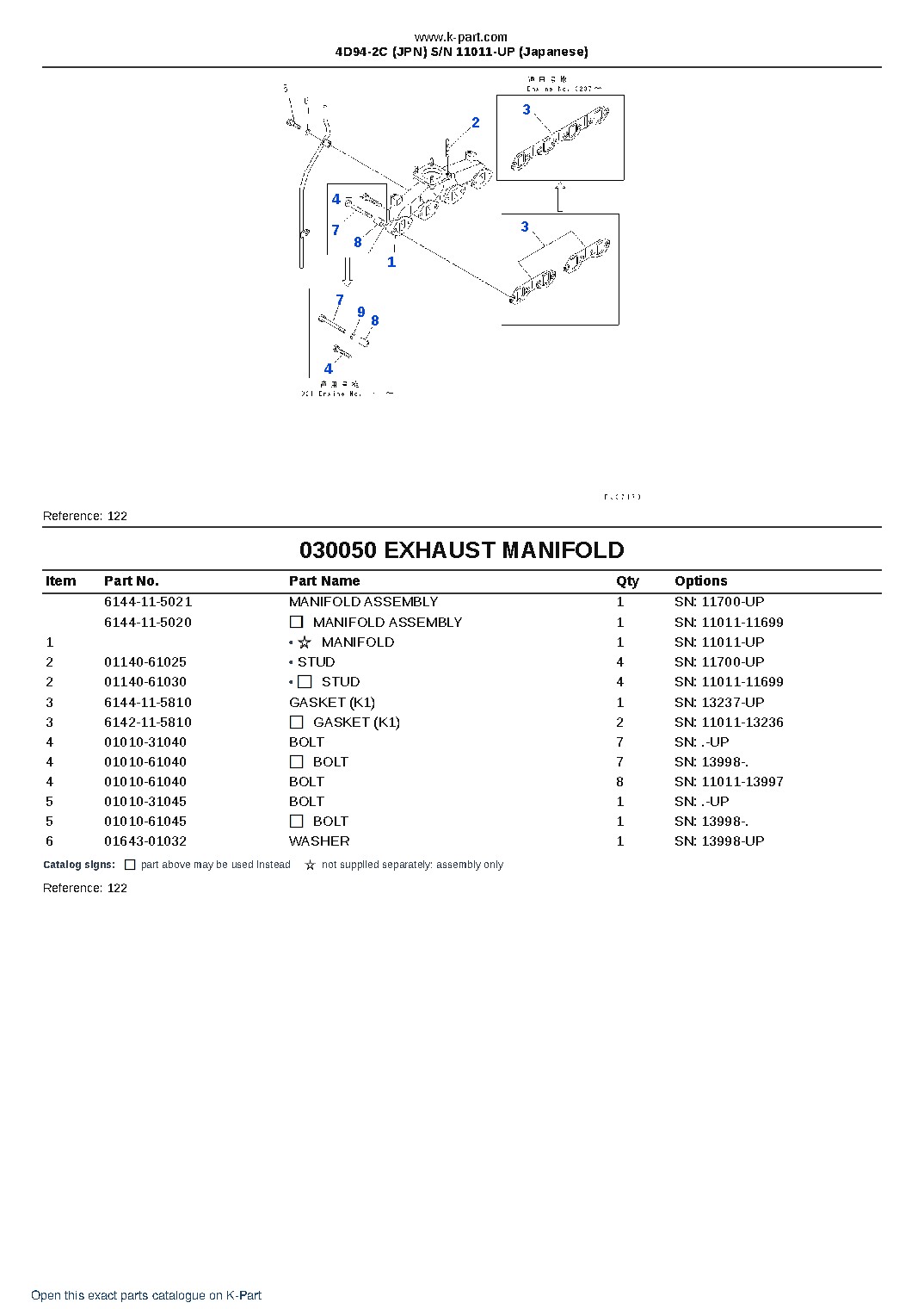 4D94-2C (JPN)  S/N 11011-UP (Japanese) – sample page 6
