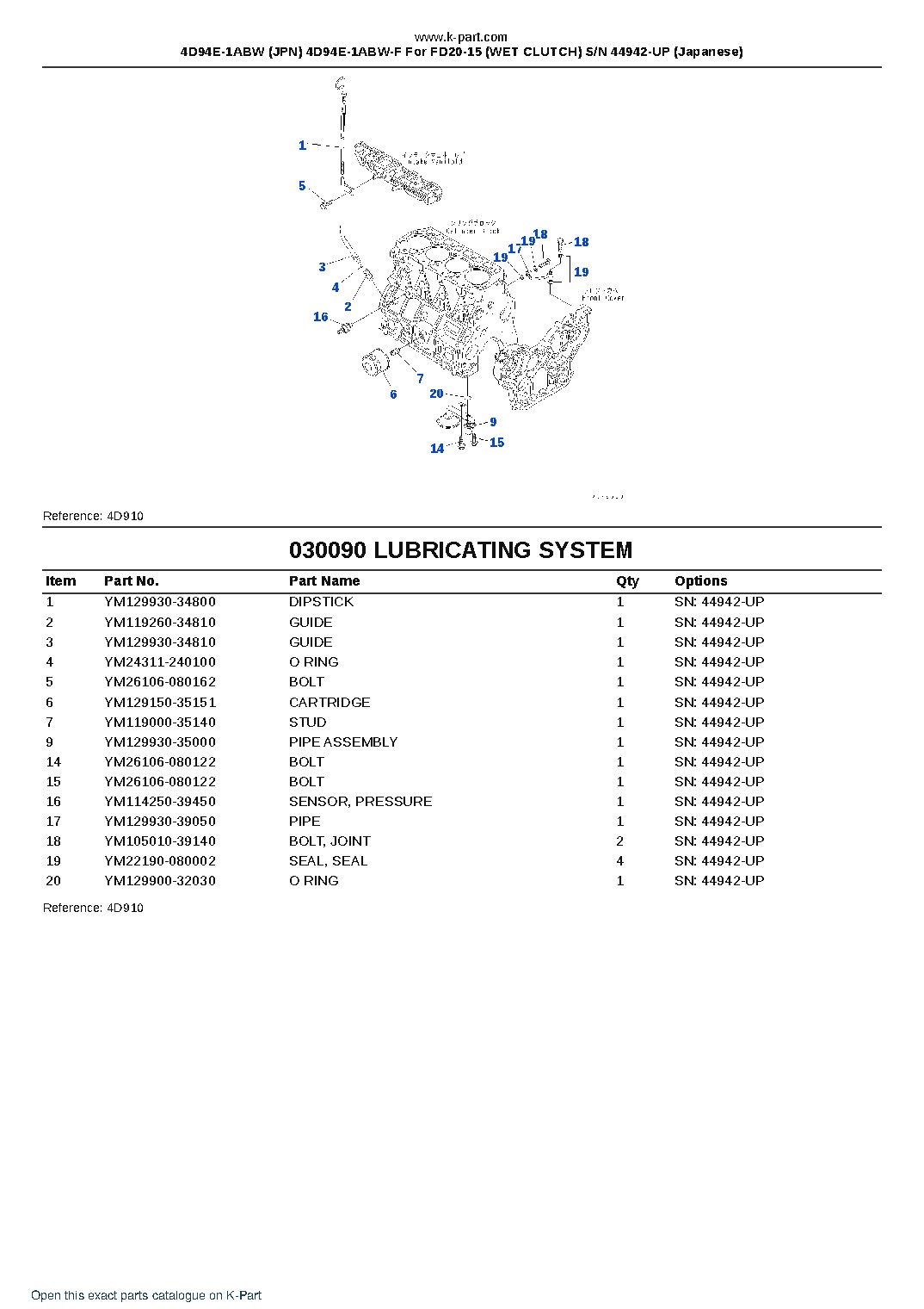 4D94E-1ABW (JPN) 4D94E-1ABW-F For FD20-15 (WET CLUTCH) S/N 44942-UP (Japanese) – sample page 10