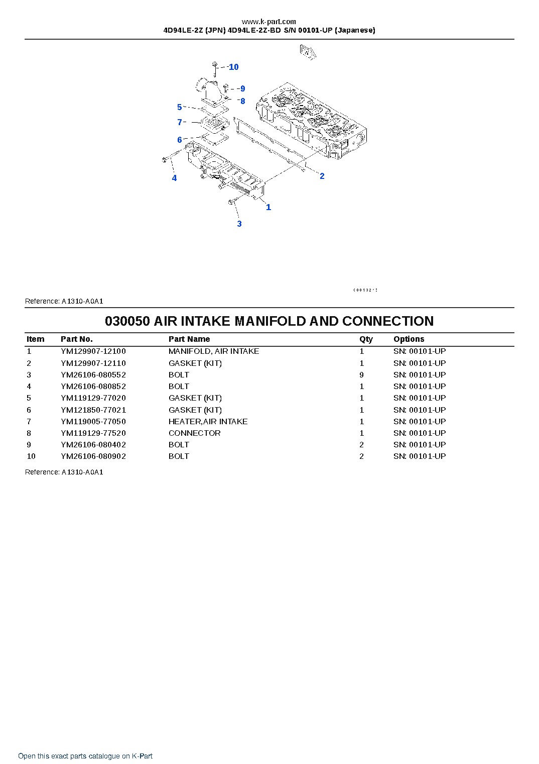 4D94LE-2Z (JPN) 4D94LE-2Z-BD S/N 00101-UP (Japanese) – sample page 5