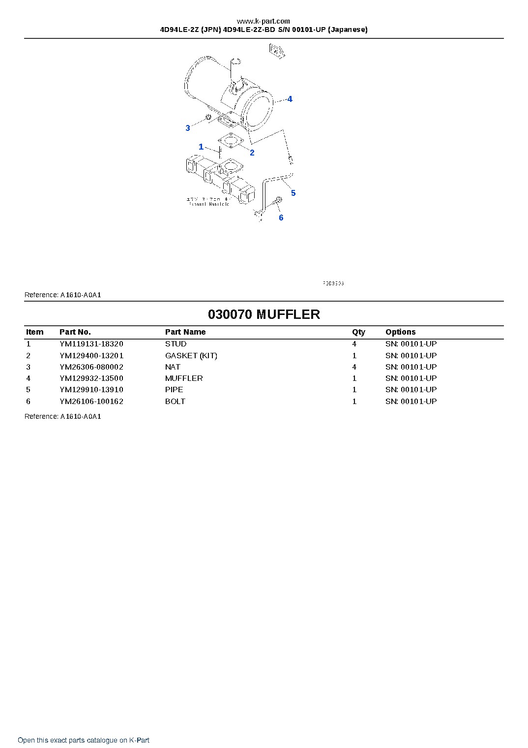 4D94LE-2Z (JPN) 4D94LE-2Z-BD S/N 00101-UP (Japanese) – sample page 7