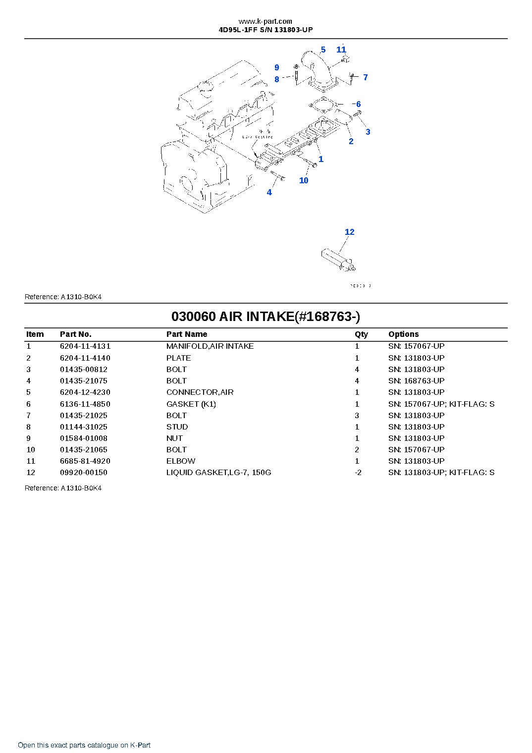 4D95L-1FF S/N 131803-UP – sample page 6 4D95L-1FF S/N 131803-UP – sample page 6