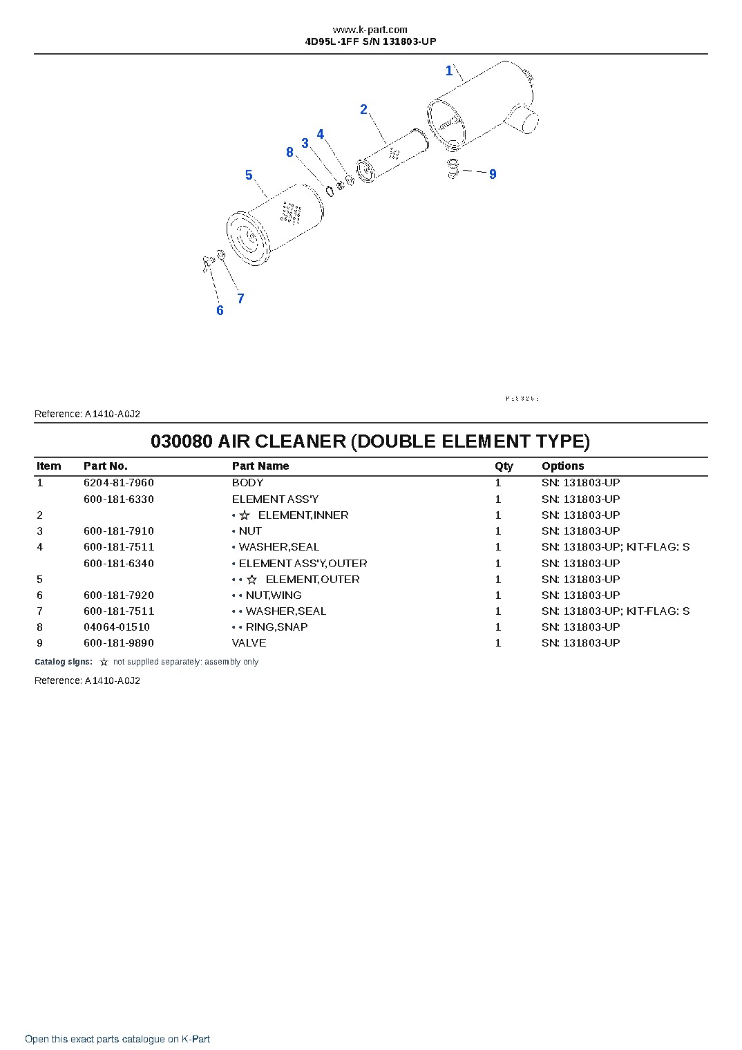 4D95L-1FF S/N 131803-UP – sample page 8 4D95L-1FF S/N 131803-UP – sample page 8