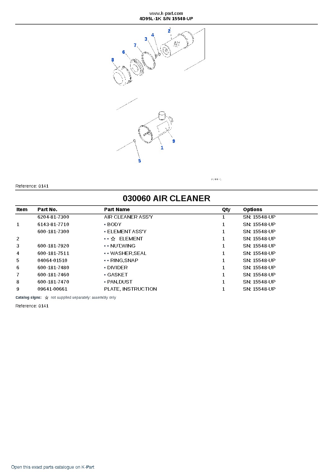 4D95L-1K S/N 15548-UP – sample page 6 4D95L-1K S/N 15548-UP – sample page 6