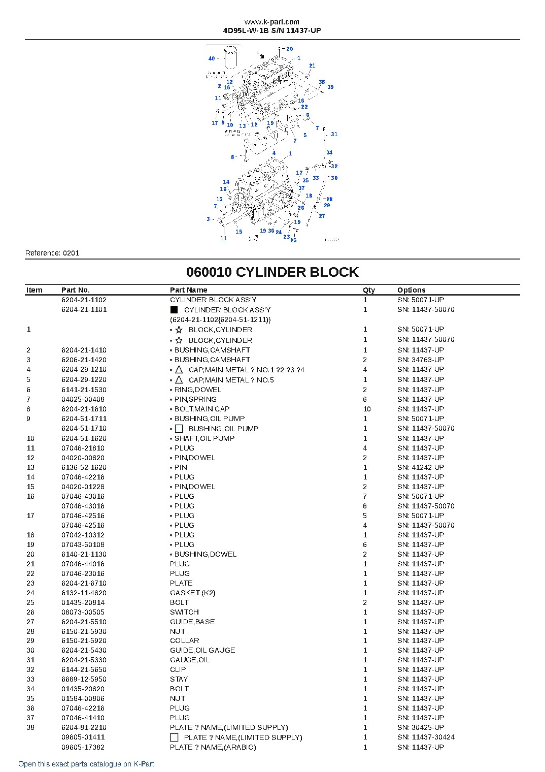 4D95L-W-1B S/N 11437-UP – sample page 9 4D95L-W-1B S/N 11437-UP – sample page 9