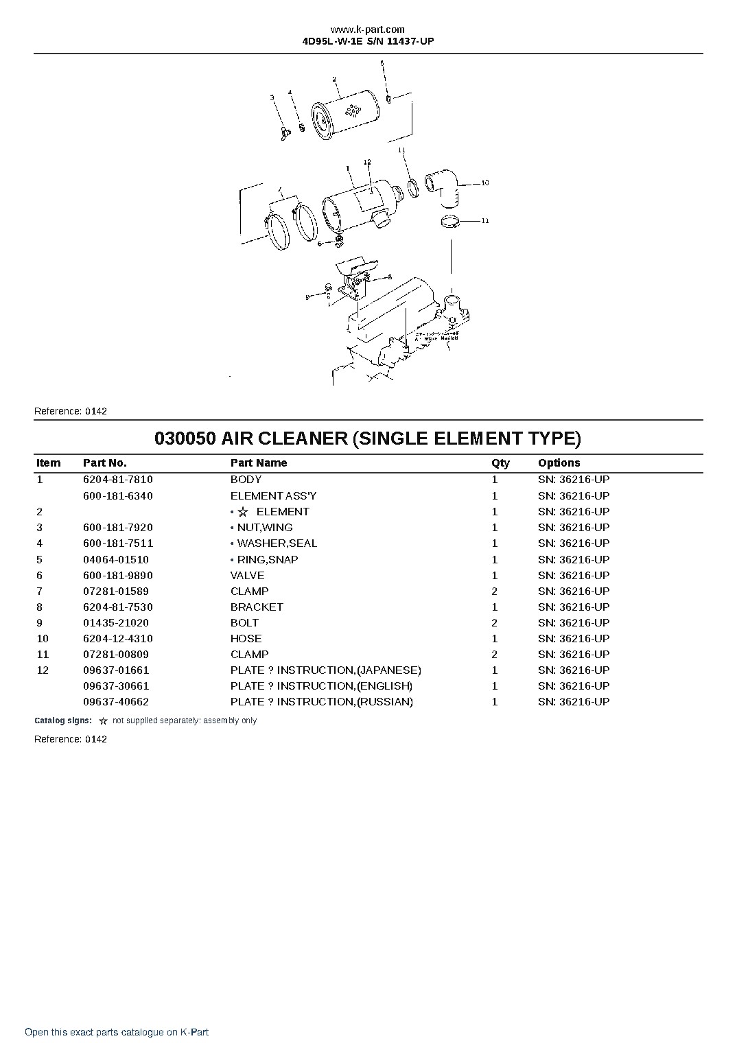 4D95L-W-1E S/N 11437-UP – sample page 6 4D95L-W-1E S/N 11437-UP – sample page 6