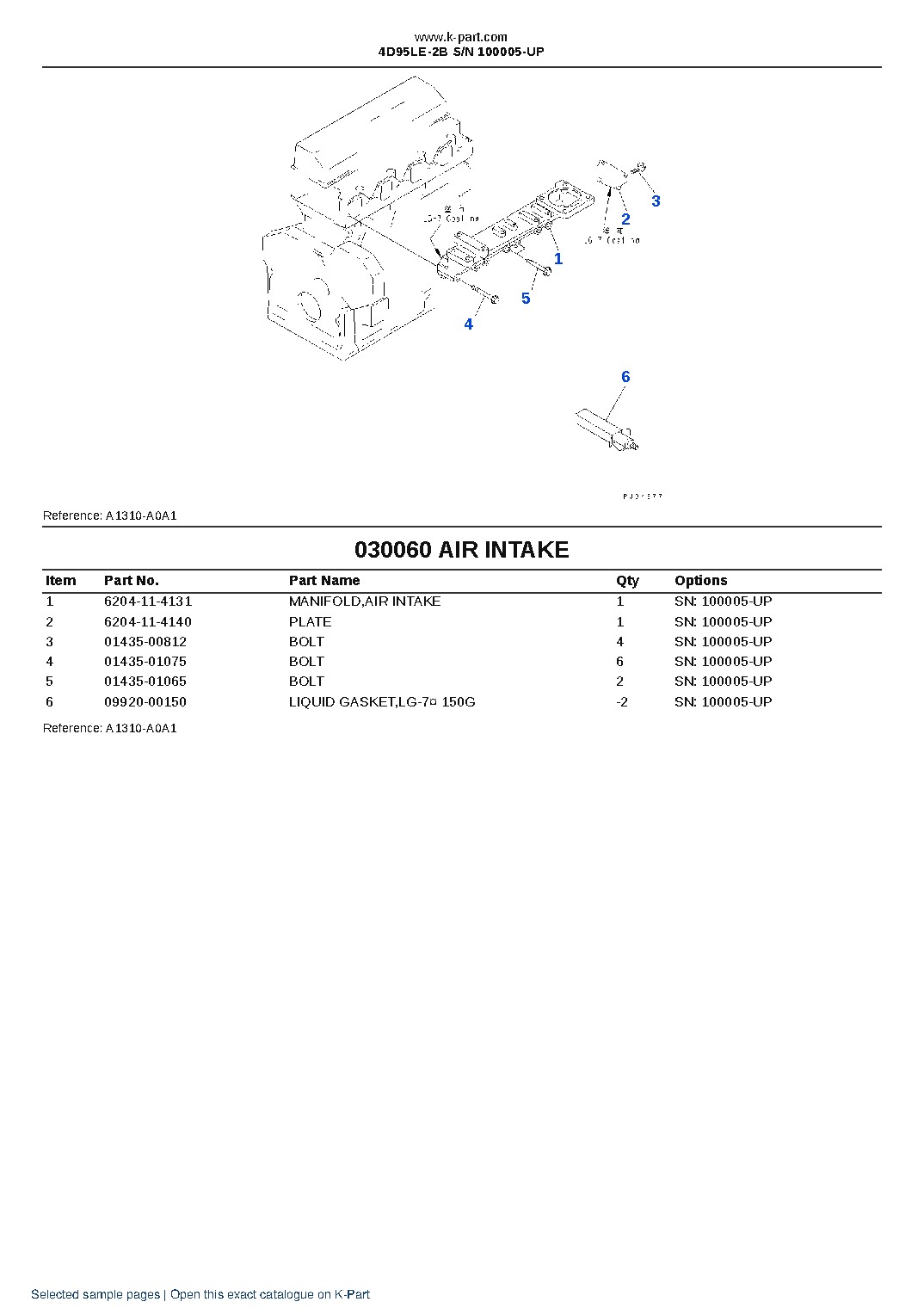 4D95LE-2B S/N 100005-UP – sample page 6