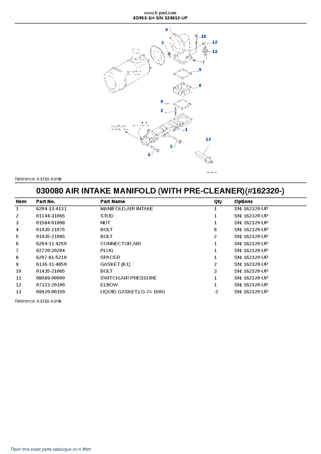 4D95S-1H S/N 124813-UP – sample page 8 4D95S-1H S/N 124813-UP – sample page 8