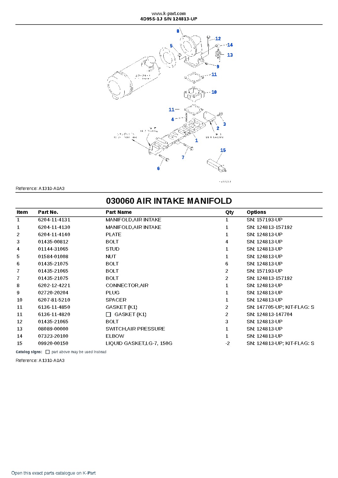 4D95S-1J S/N 124813-UP – sample page 6 4D95S-1J S/N 124813-UP – sample page 6