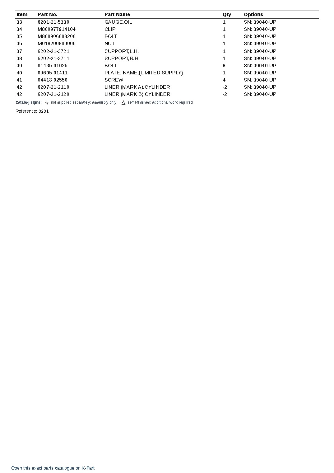 4D95S-W-1J S/N 39040-UP – sample page 8 4D95S-W-1J S/N 39040-UP – sample page 8