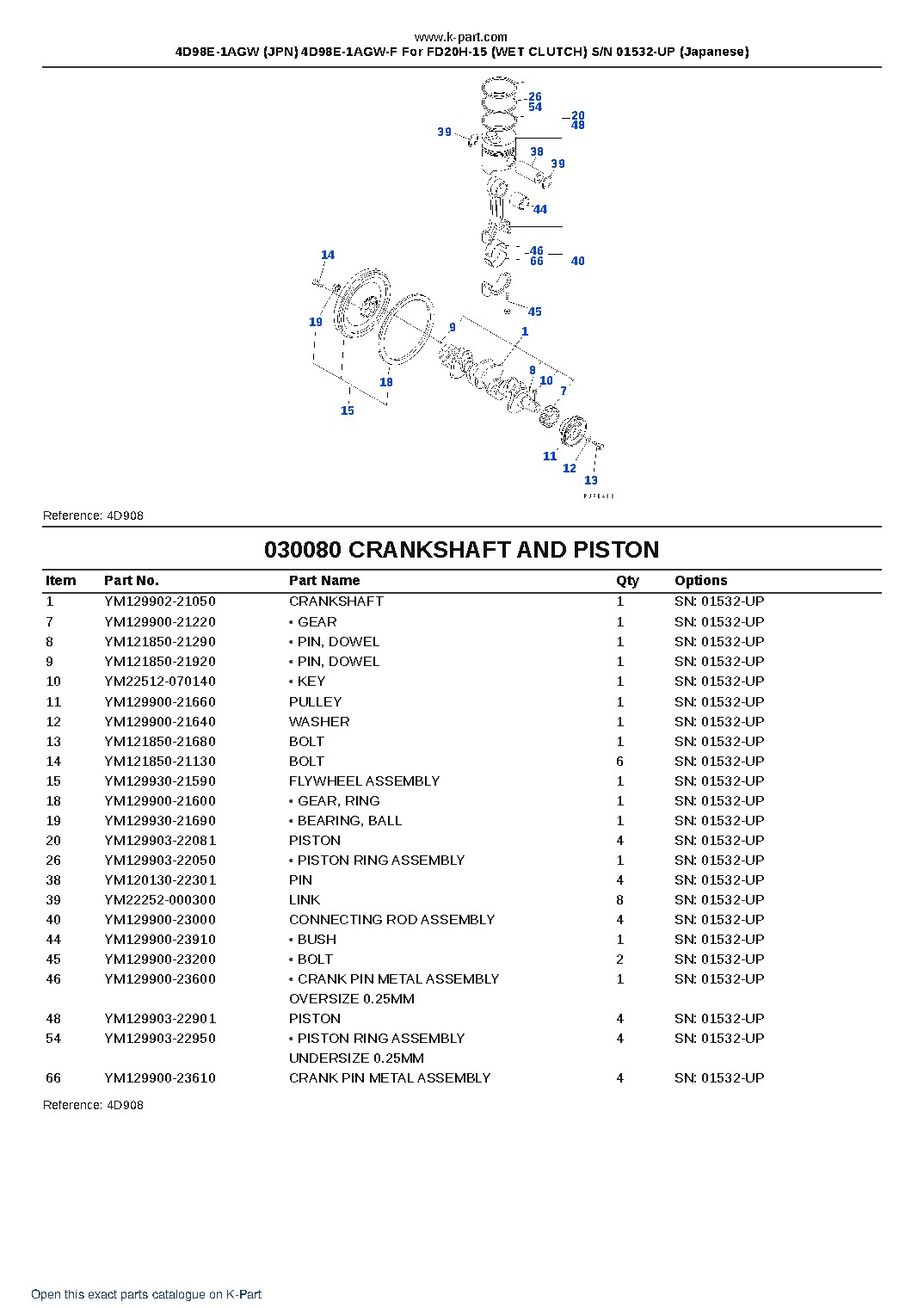 4D98E-1AGW (JPN) 4D98E-1AGW-F For FD20H-15 (WET CLUTCH) S/N 01532-UP (Japanese) – sample page 9
