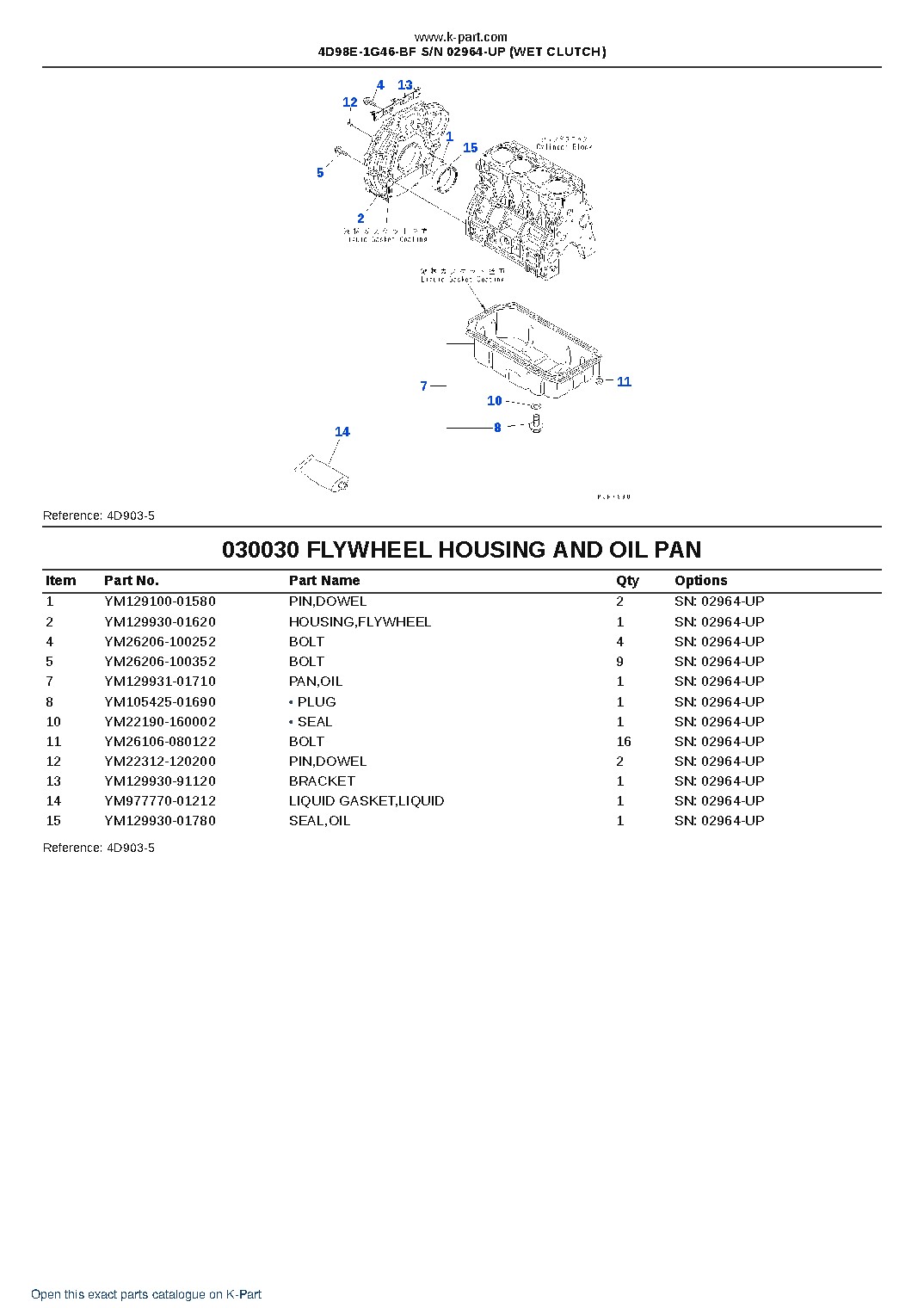 4D98E-1G46-BF S/N 02964-UP (WET CLUTCH) – sample page 3 4D98E-1G46-BF S/N 02964-UP (WET CLUTCH) – sample page 3