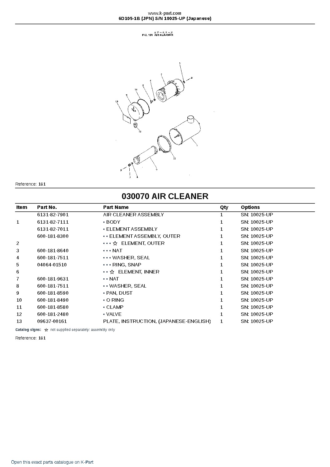 6D105-1B (JPN)  S/N 10025-UP (Japanese) – sample page 9