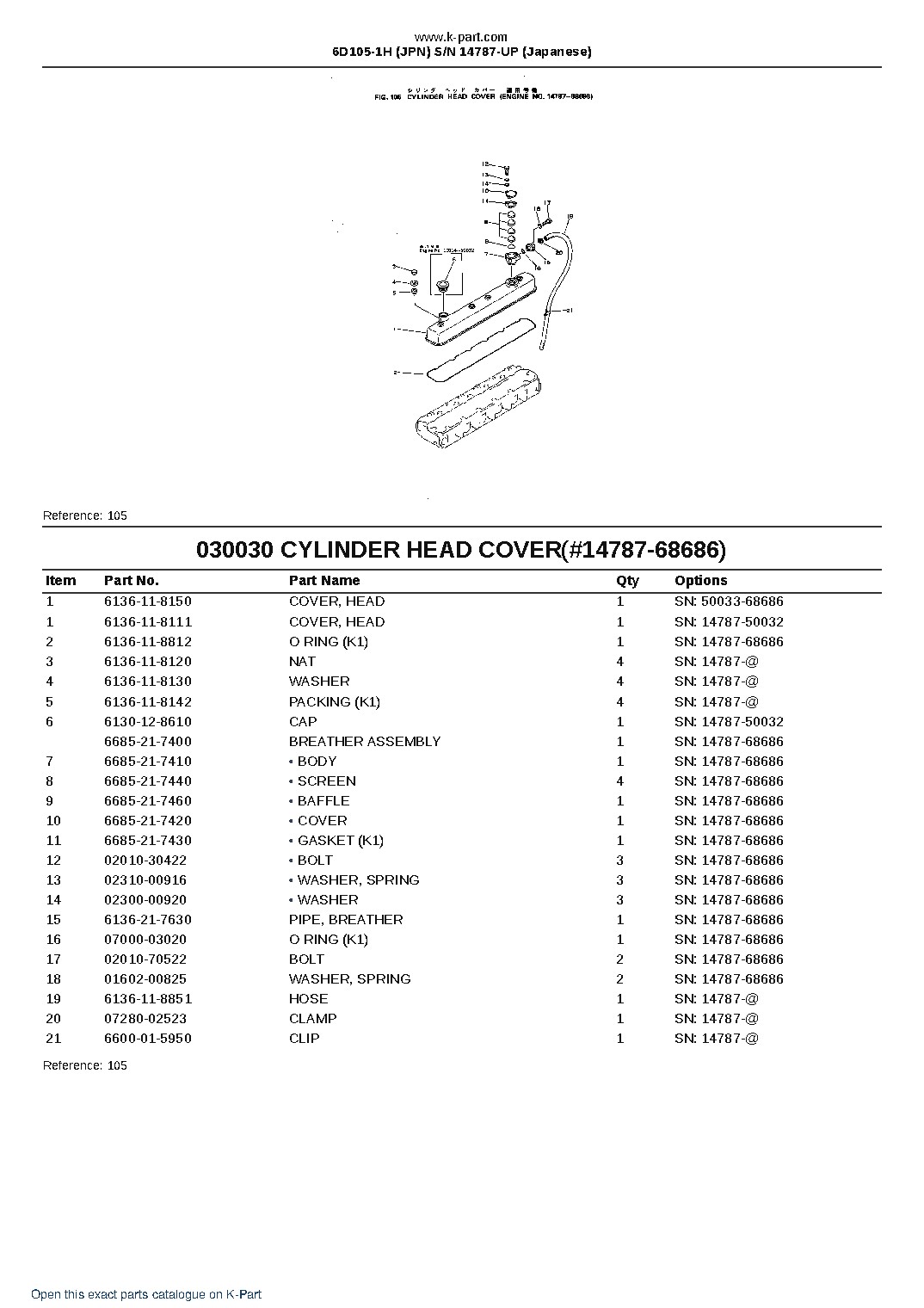 6D105-1H (JPN)  S/N 14787-UP (Japanese) – sample page 4