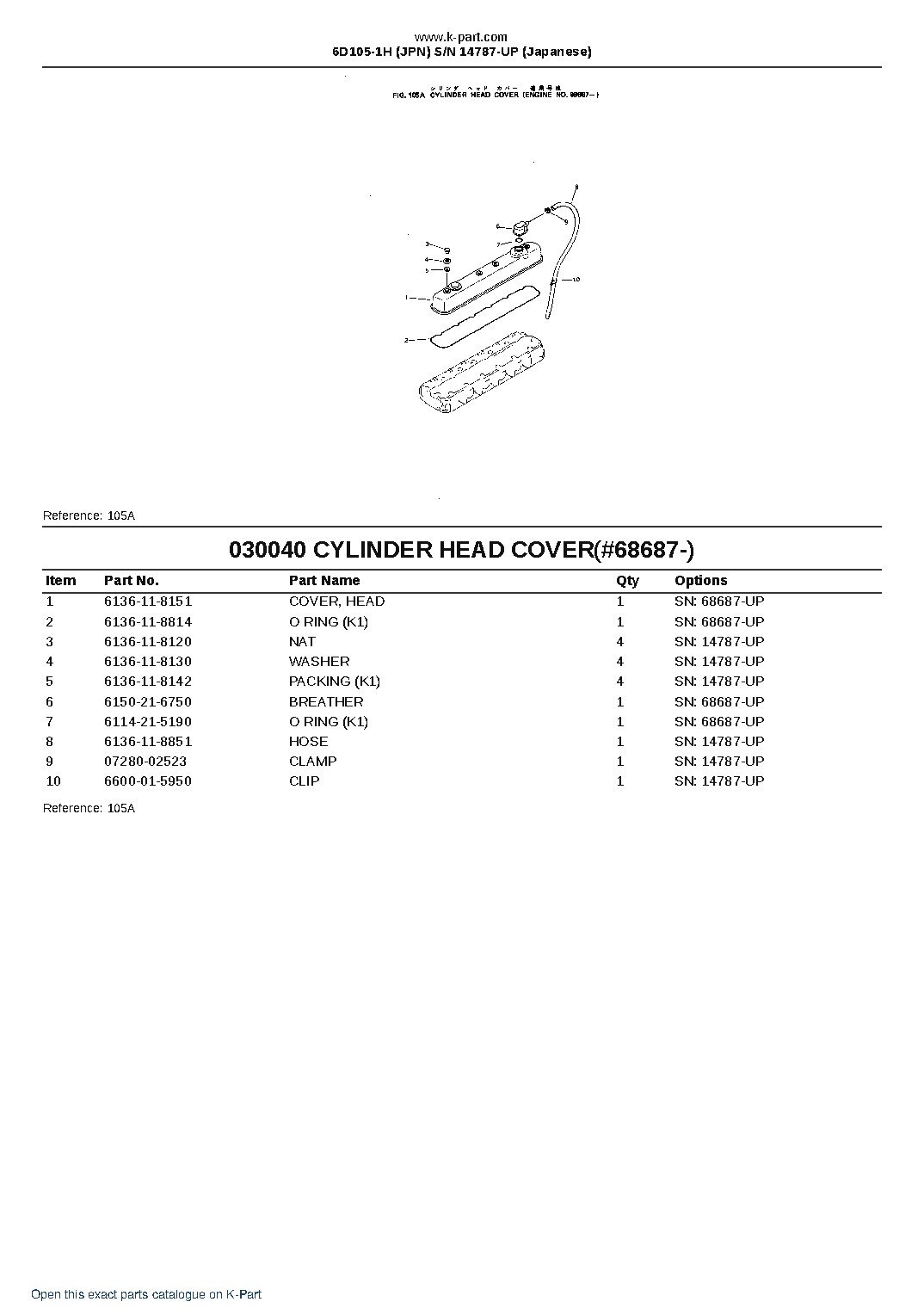 6D105-1H (JPN)  S/N 14787-UP (Japanese) – sample page 5