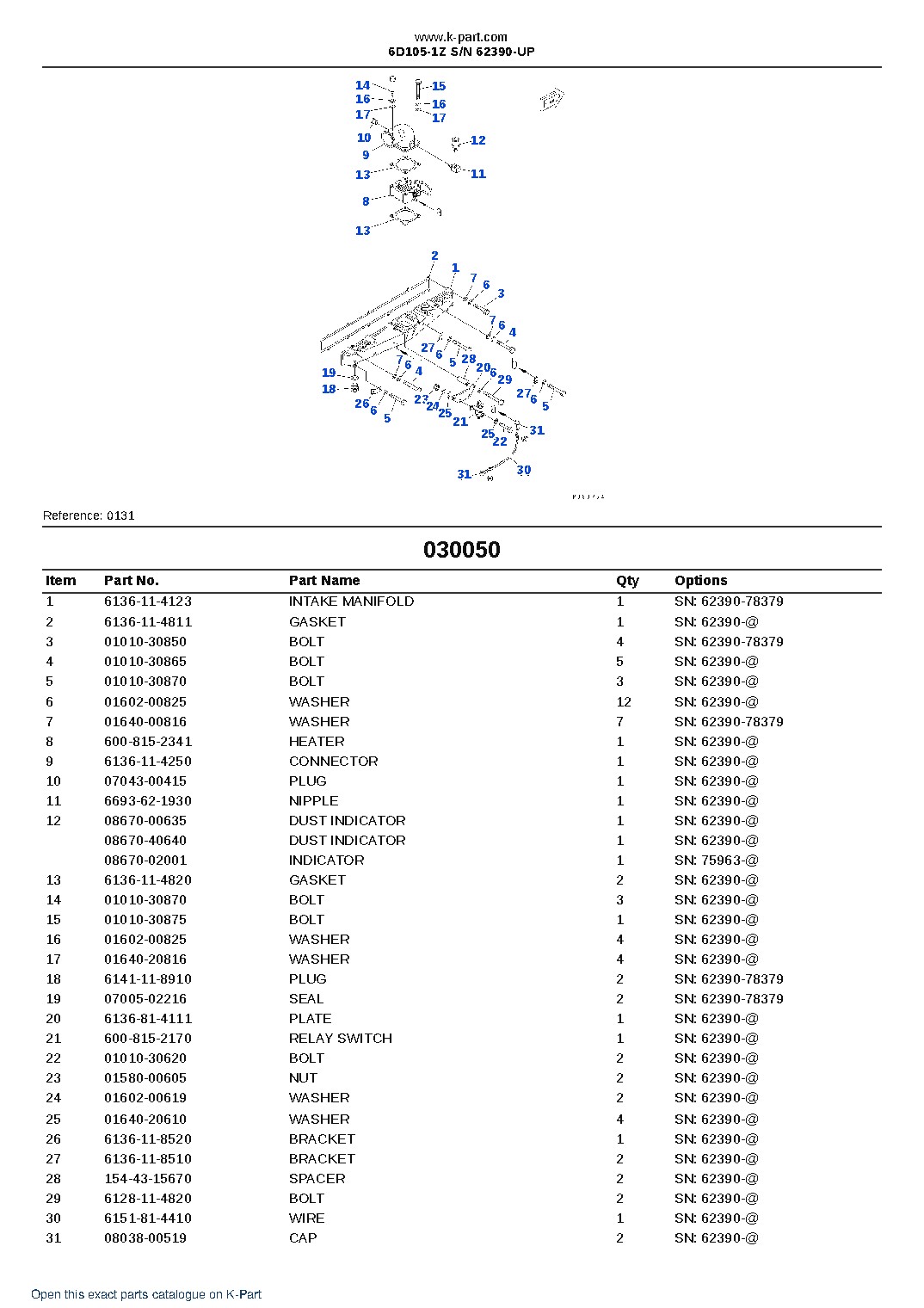 6D105-1Z S/N 62390-UP – sample page 6 6D105-1Z S/N 62390-UP – sample page 6