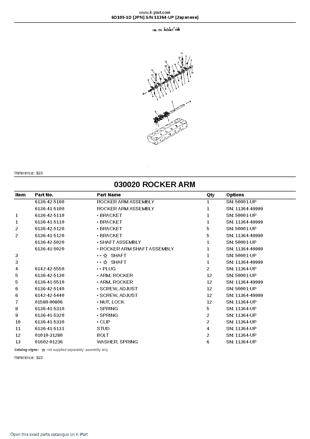 6D105-1D (JPN)  S/N 11364-UP (Japanese) – sample page 3