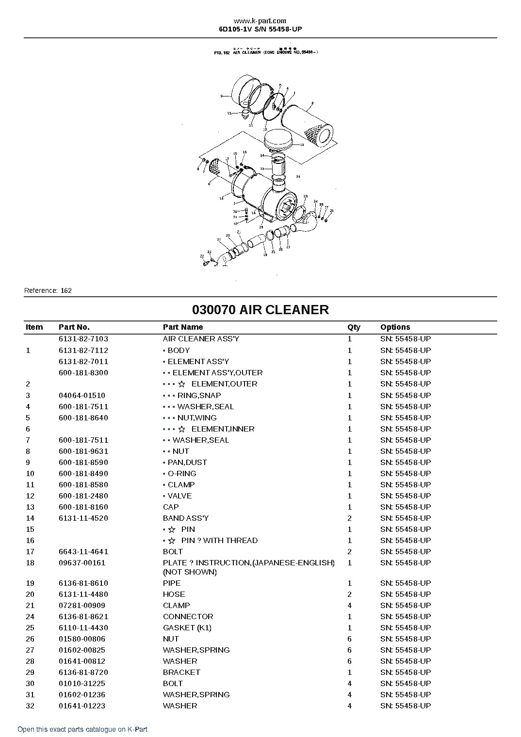 6D105-1V S/N 55458-UP – sample page 8 6D105-1V S/N 55458-UP – sample page 8