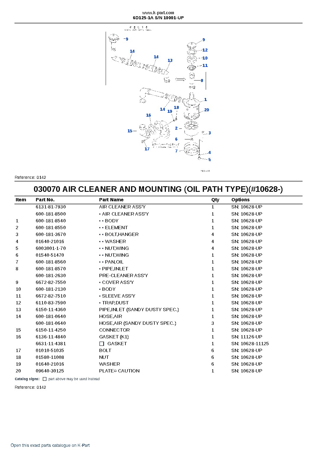 6D125-1A S/N 10001-UP – sample page 10 6D125-1A S/N 10001-UP – sample page 10