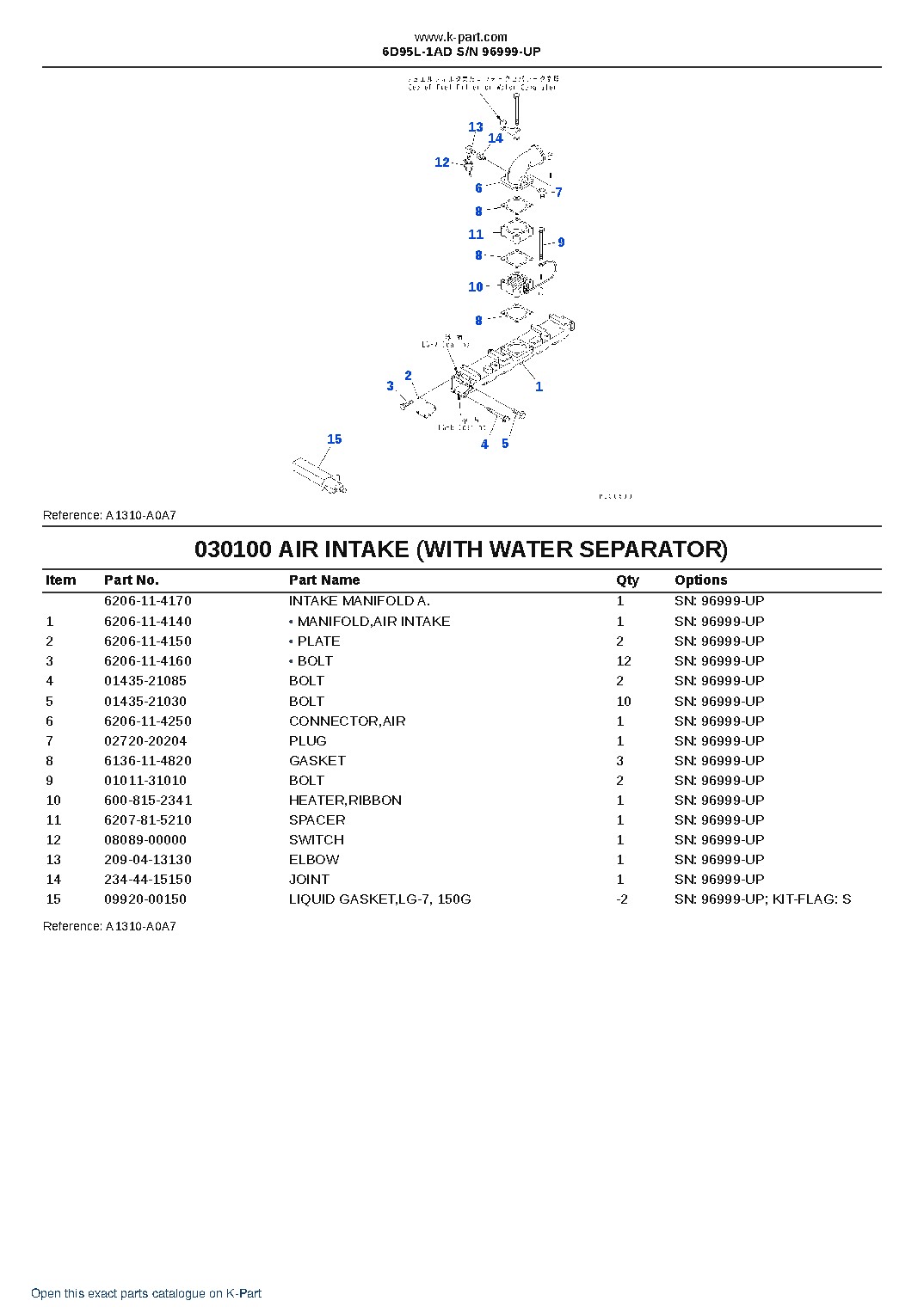 6D95L-1AD S/N 96999-UP – sample page 10 6D95L-1AD S/N 96999-UP – sample page 10