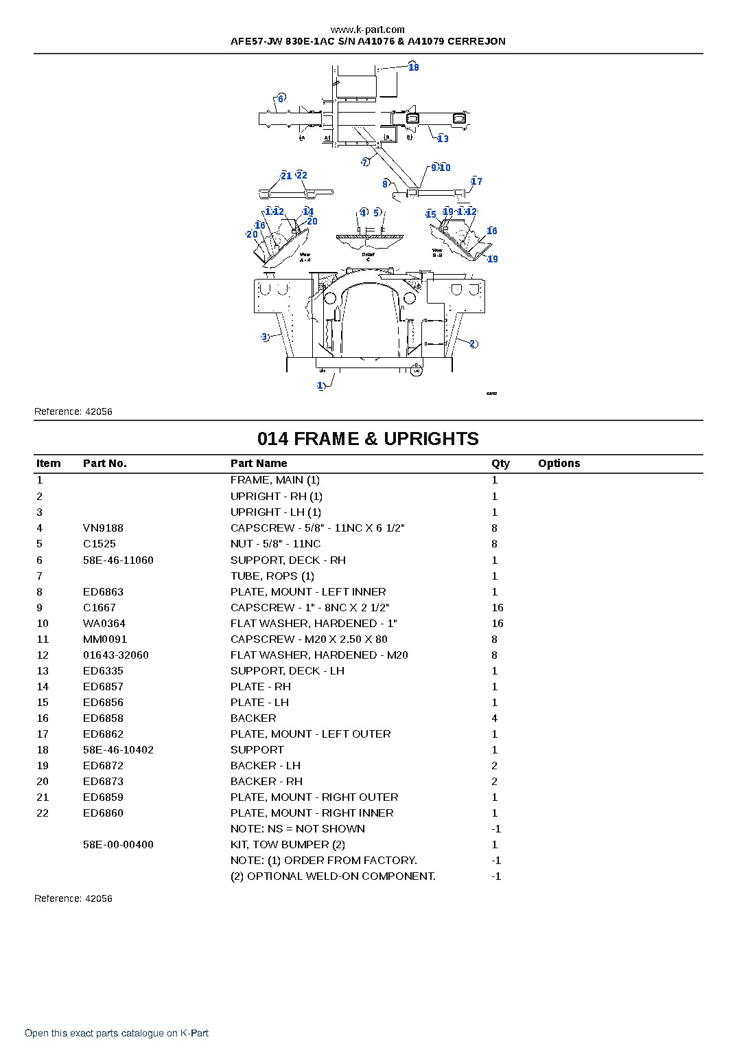 AFE57-JW 830E-1AC S/N A41076 & A41079 CERREJON – sample page 7 AFE57-JW 830E-1AC S/N A41076 & A41079 CERREJON – sample page 7