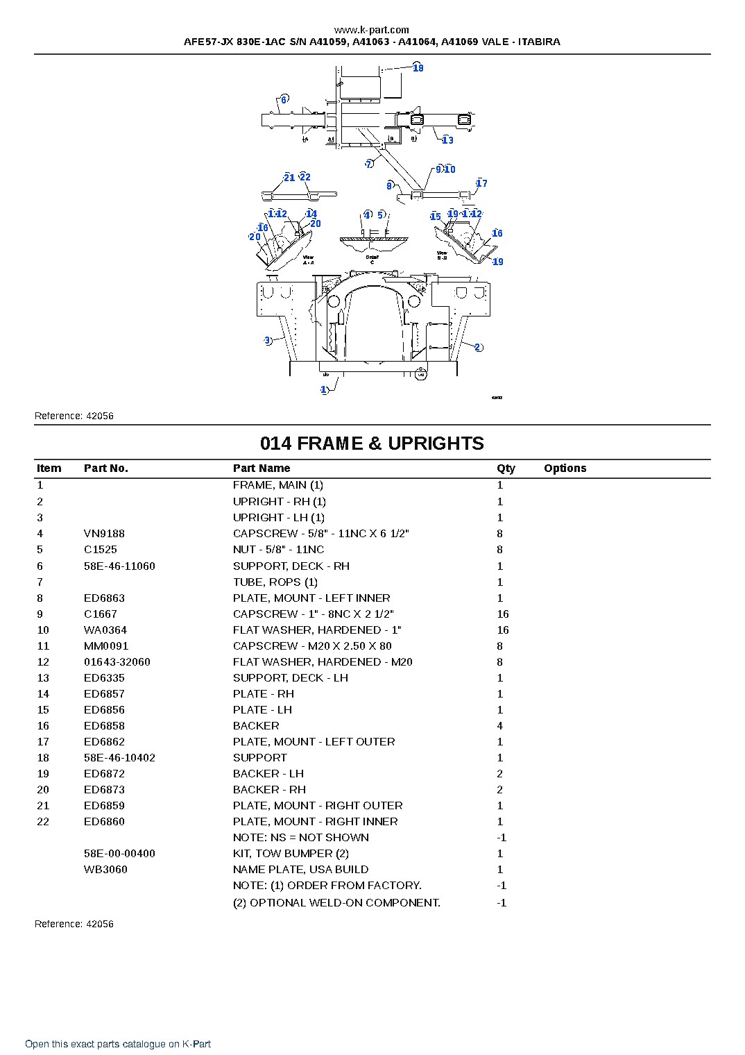 AFE57-JX 830E-1AC S/N A41059, A41063 – A41064, A41069  VALE – ITABIRA – sample page 7