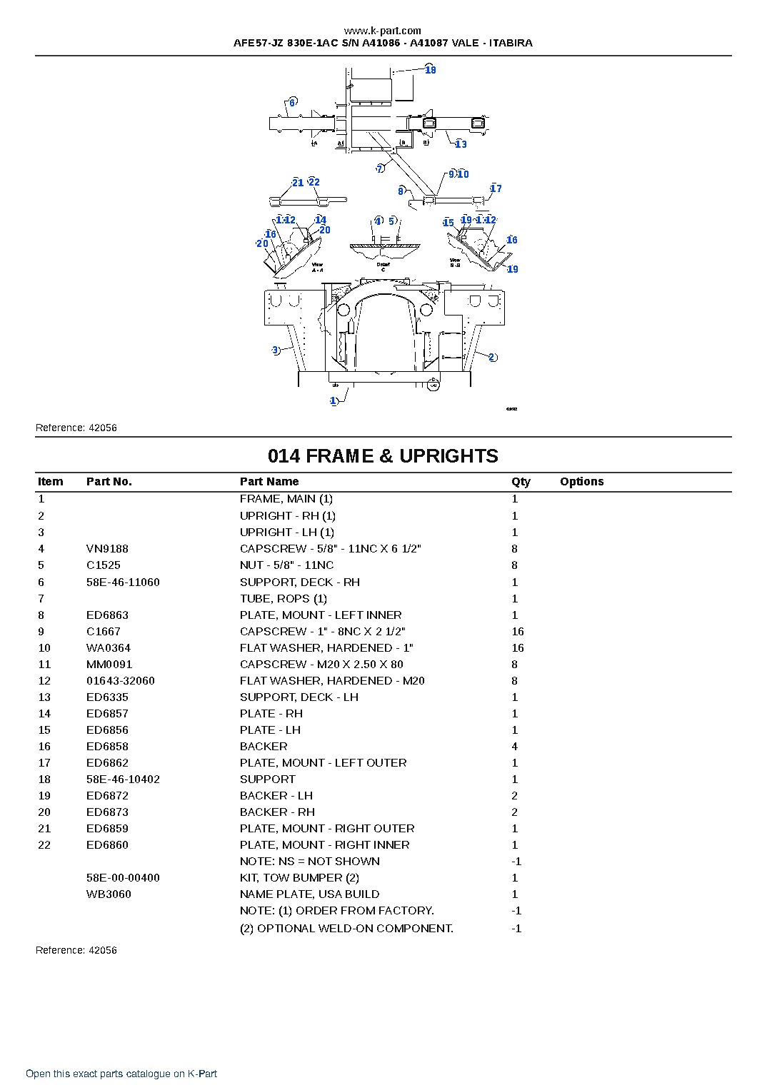 AFE57-JZ 830E-1AC S/N A41086 – A41087 VALE – ITABIRA – sample page 7 AFE57-JZ 830E-1AC S/N A41086 – A41087 VALE – ITABIRA – sample page 7
