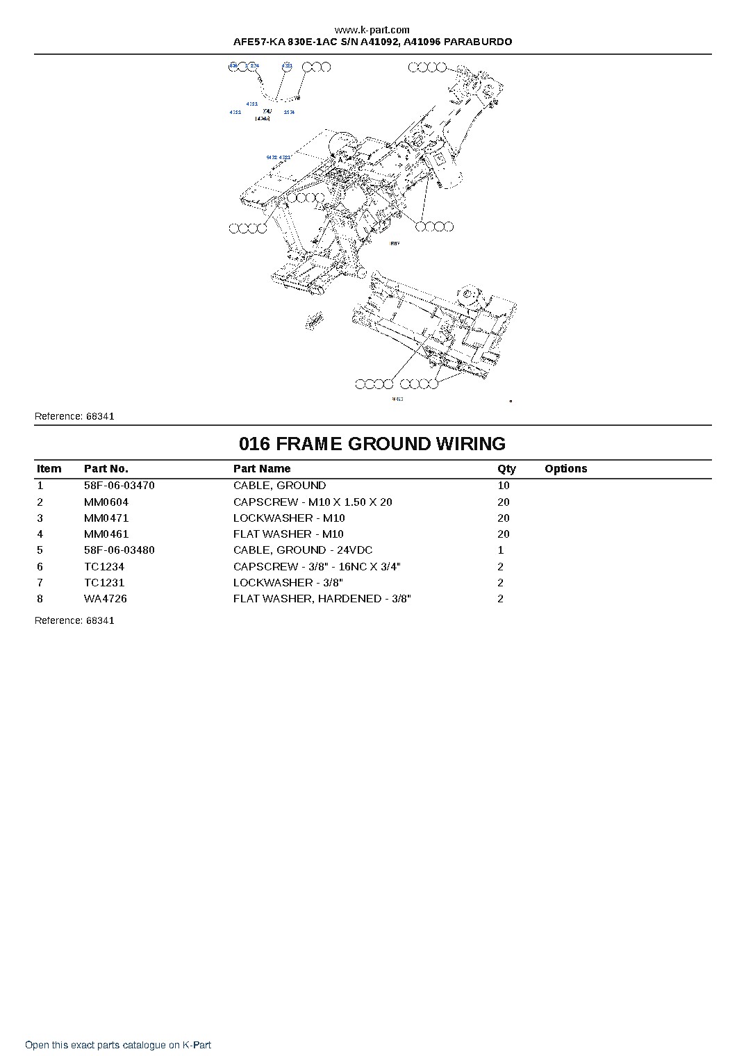 AFE57-KA 830E-1AC S/N A41092, A41096  PARABURDO – sample page 8