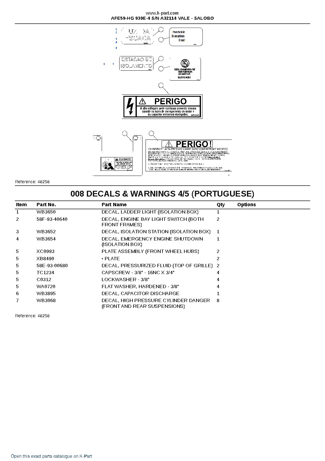 AFE59-HG 930E-4 S/N A32114  VALE – SALOBO – sample page 4
