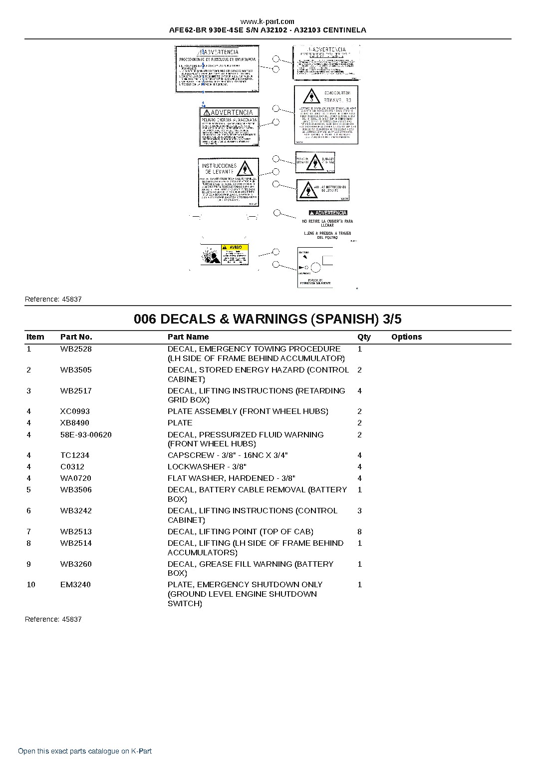 AFE62-BR 930E-4SE S/N A32102 – A32103 CENTINELA – sample page 3 AFE62-BR 930E-4SE S/N A32102 – A32103 CENTINELA – sample page 3