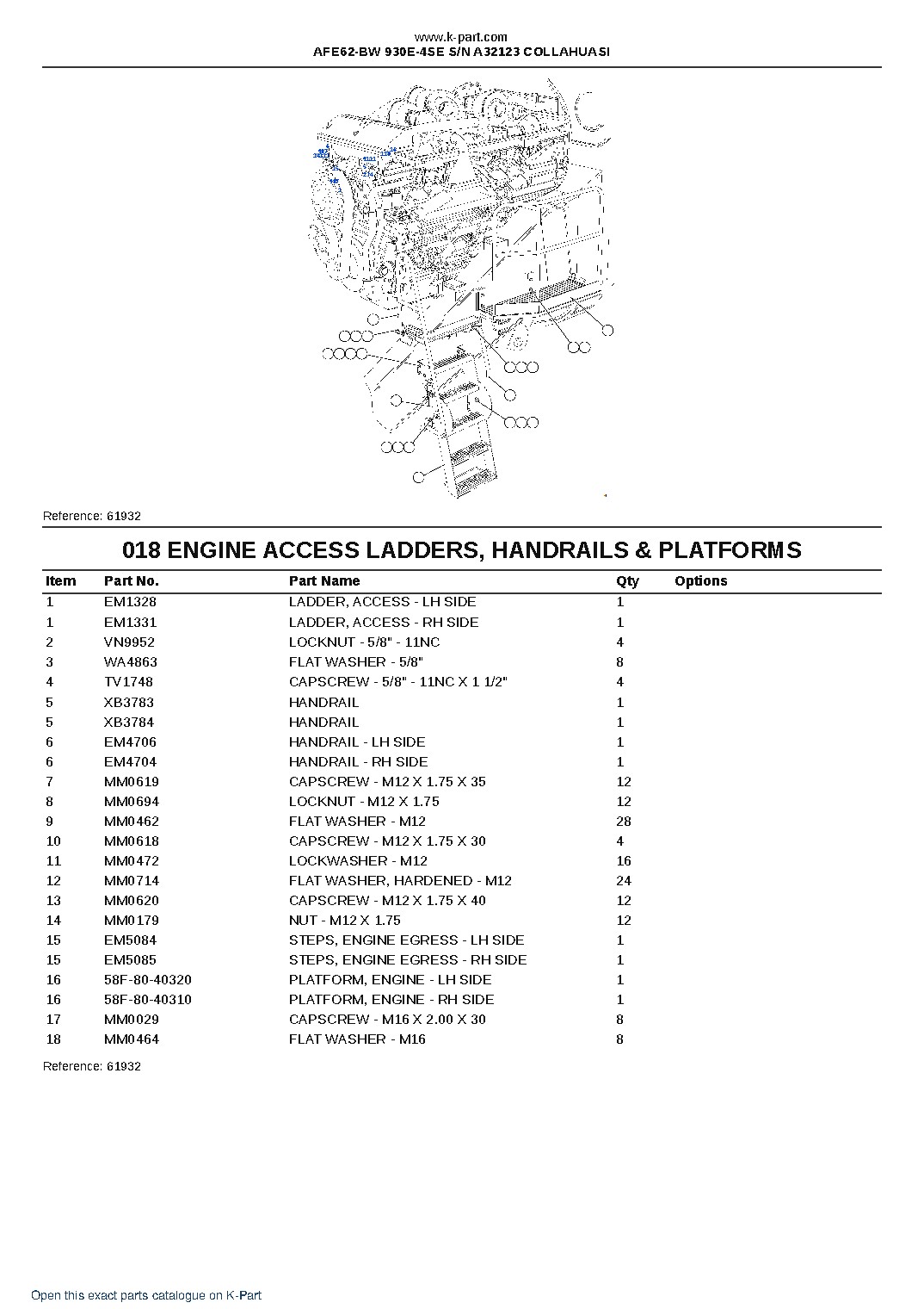 AFE62-BW 930E-4SE S/N A32123  COLLAHUASI – sample page 9