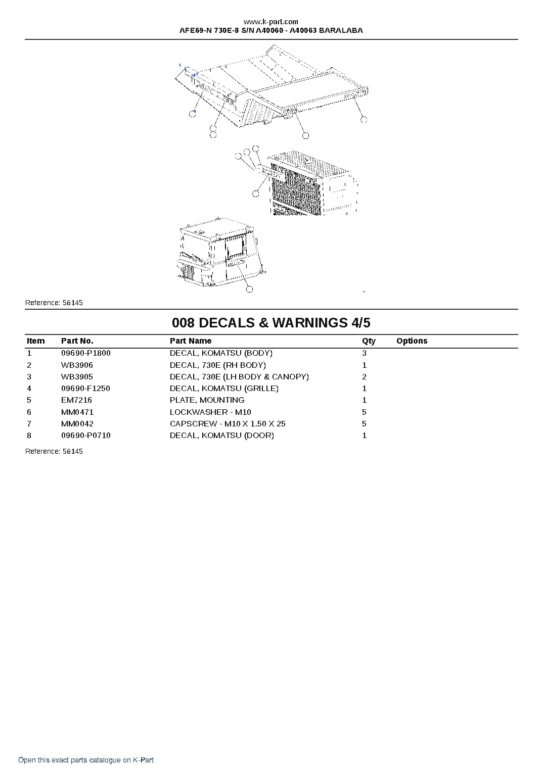 AFE69-N 730E-8 S/N A40060 – A40063  BARALABA – sample page 4