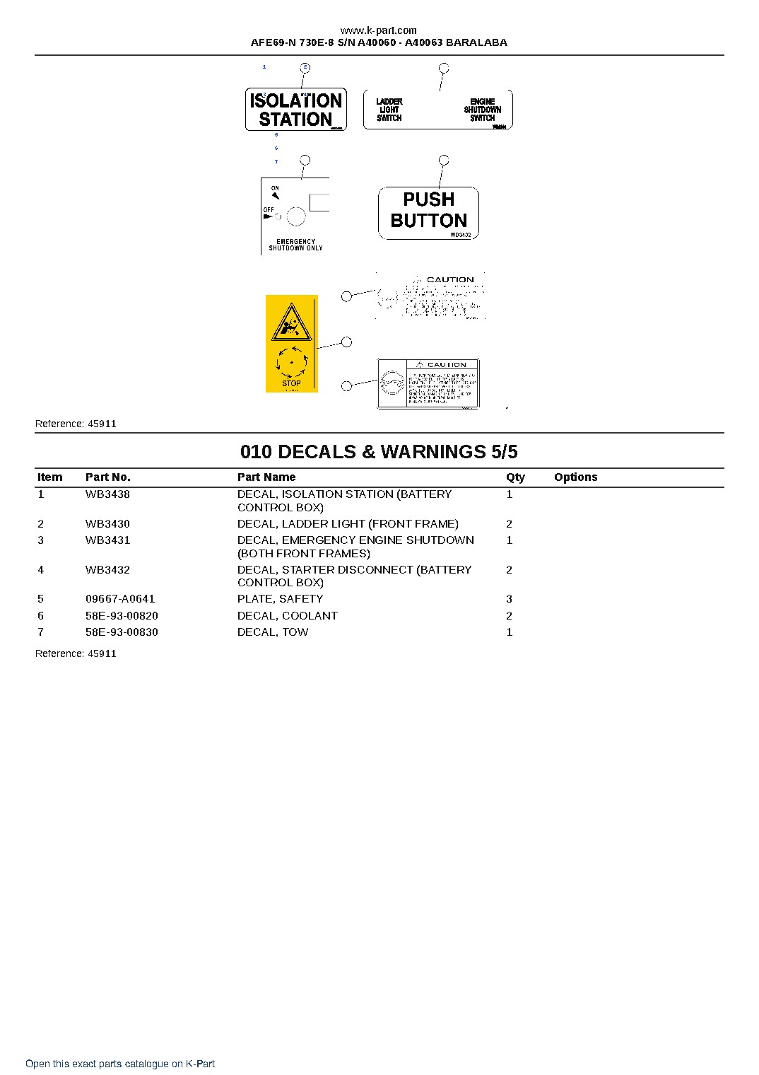 AFE69-N 730E-8 S/N A40060 – A40063  BARALABA – sample page 5