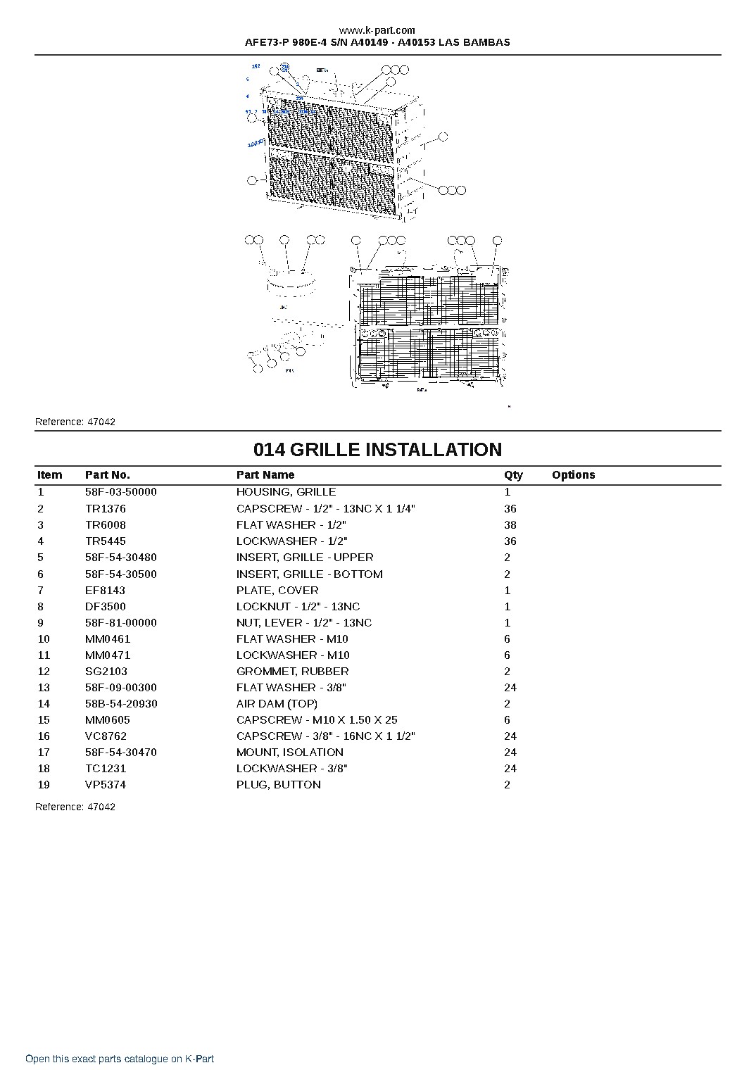AFE73-P 980E-4 S/N A40149 – A40153  LAS BAMBAS – sample page 7