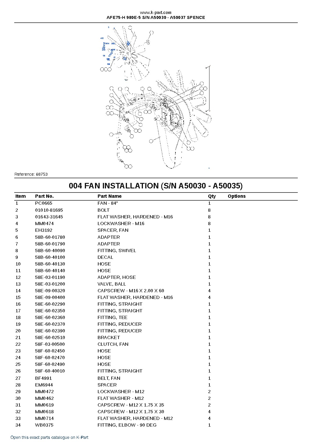 AFE75-H 980E-5 S/N A50030 – A50037 SPENCE – sample page 2 AFE75-H 980E-5 S/N A50030 – A50037 SPENCE – sample page 2