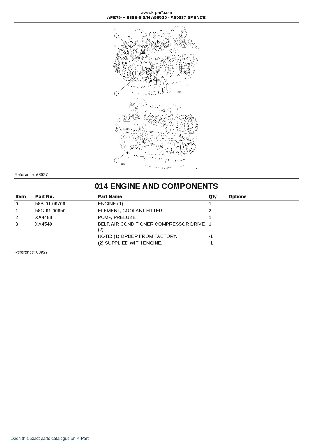 AFE75-H 980E-5 S/N A50030 – A50037 SPENCE – sample page 9 AFE75-H 980E-5 S/N A50030 – A50037 SPENCE – sample page 9