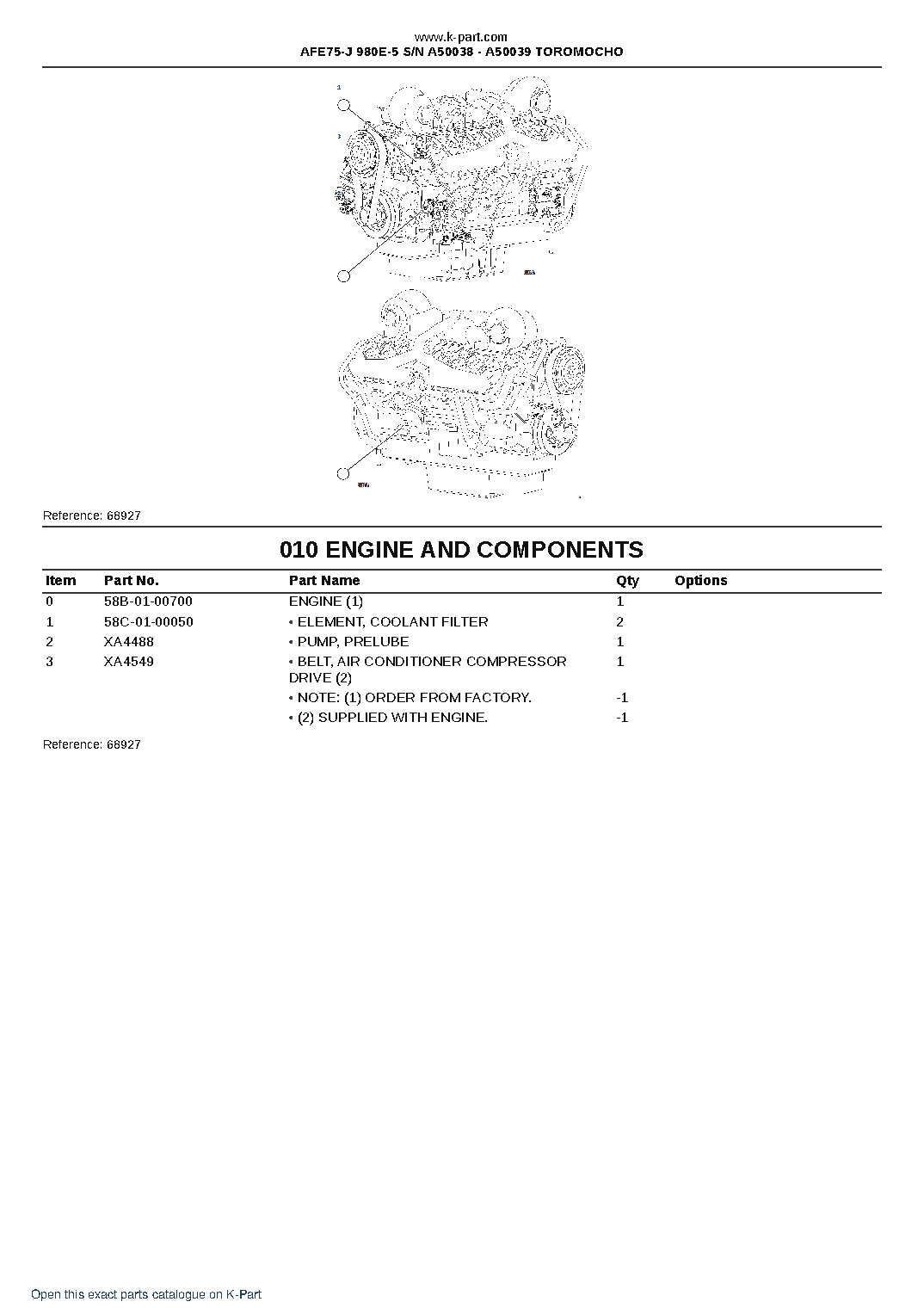 AFE75-J 980E-5 S/N A50038 – A50039 TOROMOCHO – sample page 5 AFE75-J 980E-5 S/N A50038 – A50039 TOROMOCHO – sample page 5