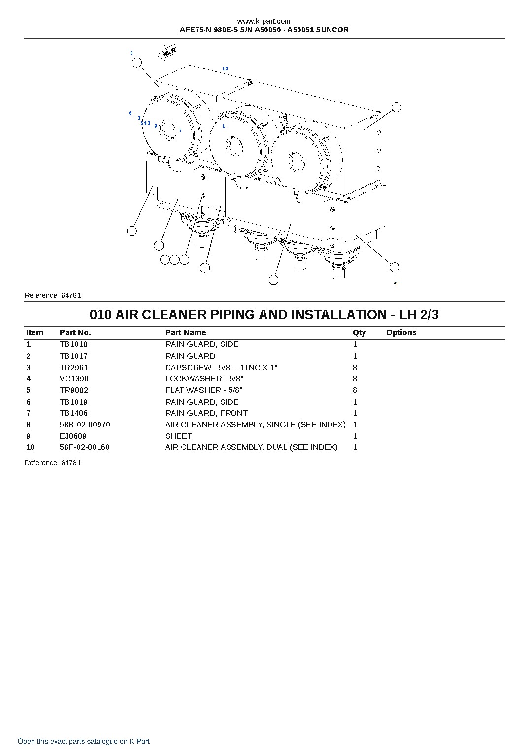 AFE75-N 980E-5 S/N A50050 – A50051  SUNCOR – sample page 5