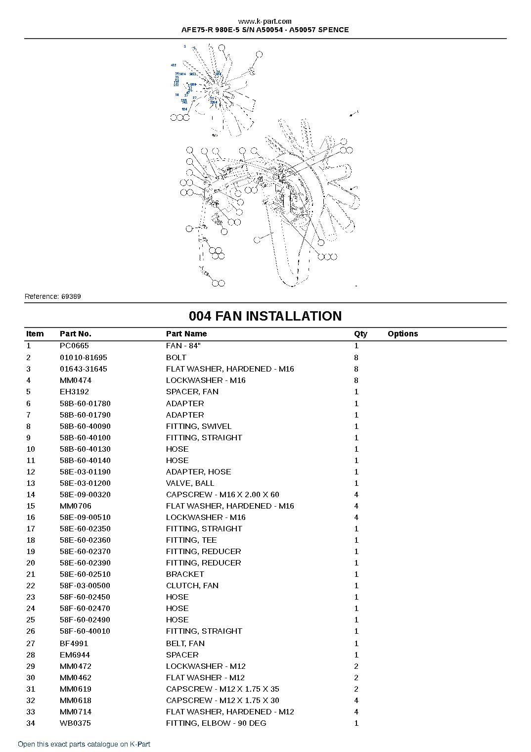 AFE75-R 980E-5 S/N A50054 – A50057  SPENCE – sample page 2