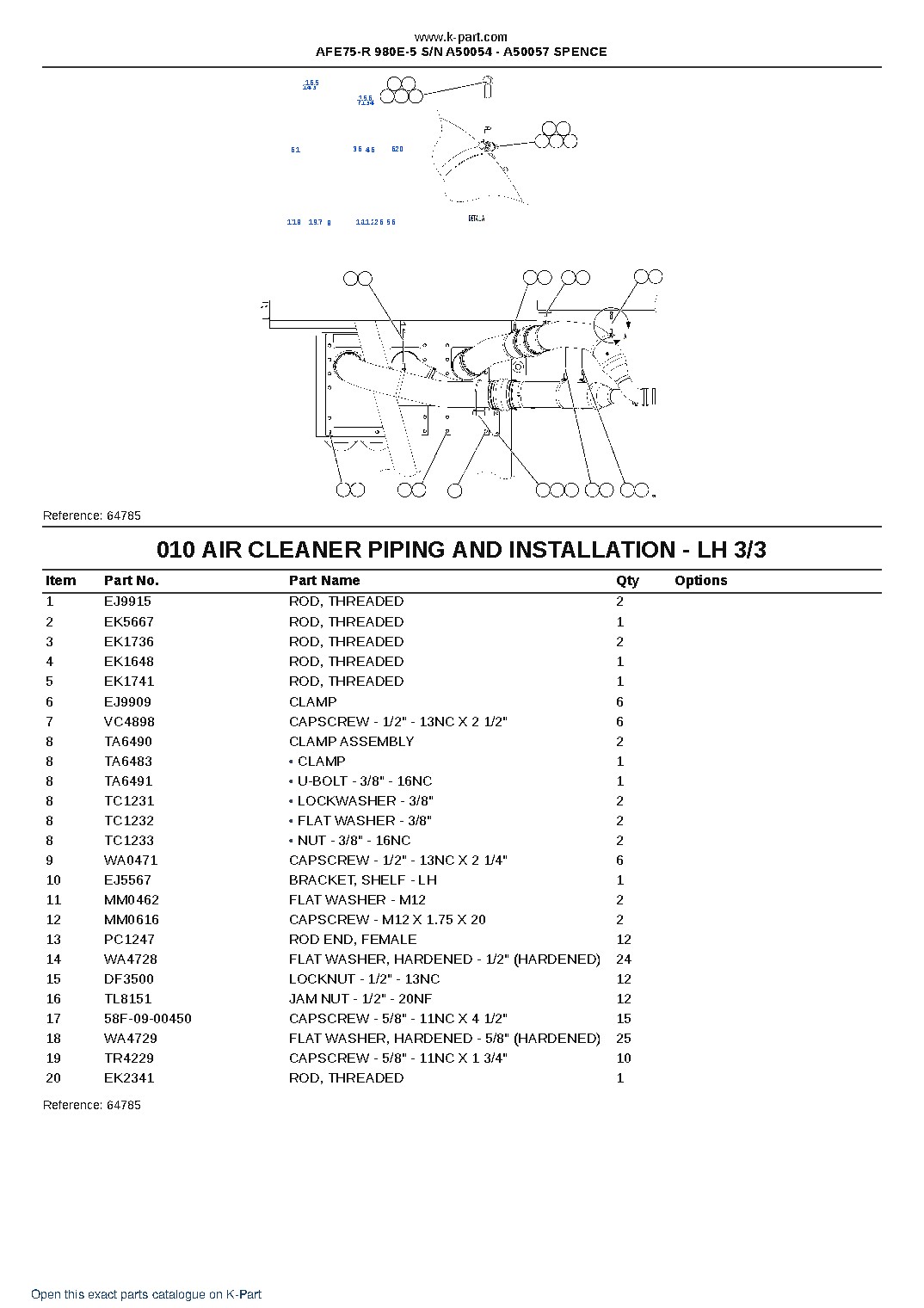 AFE75-R 980E-5 S/N A50054 – A50057  SPENCE – sample page 6