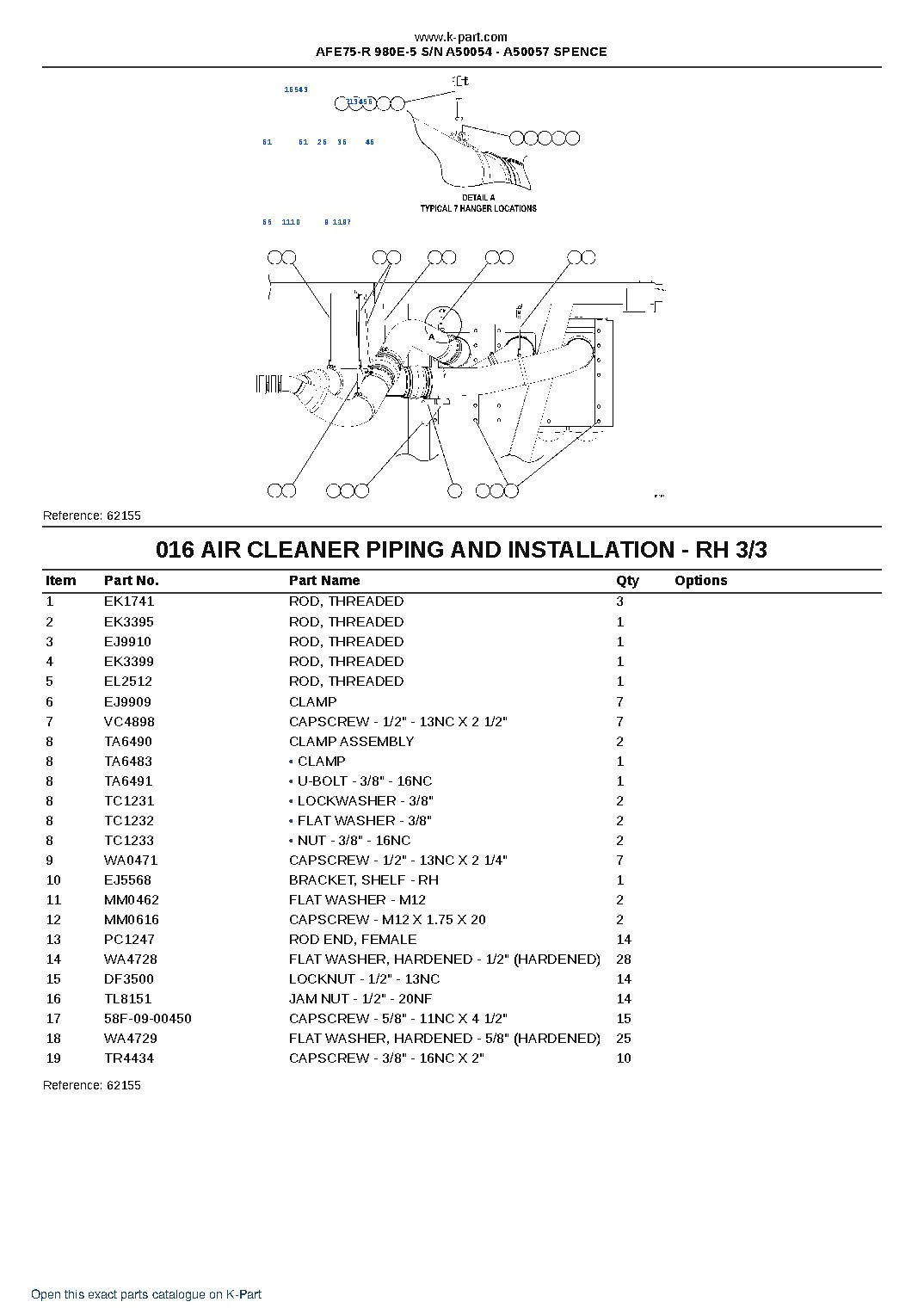 AFE75-R 980E-5 S/N A50054 – A50057  SPENCE – sample page 9