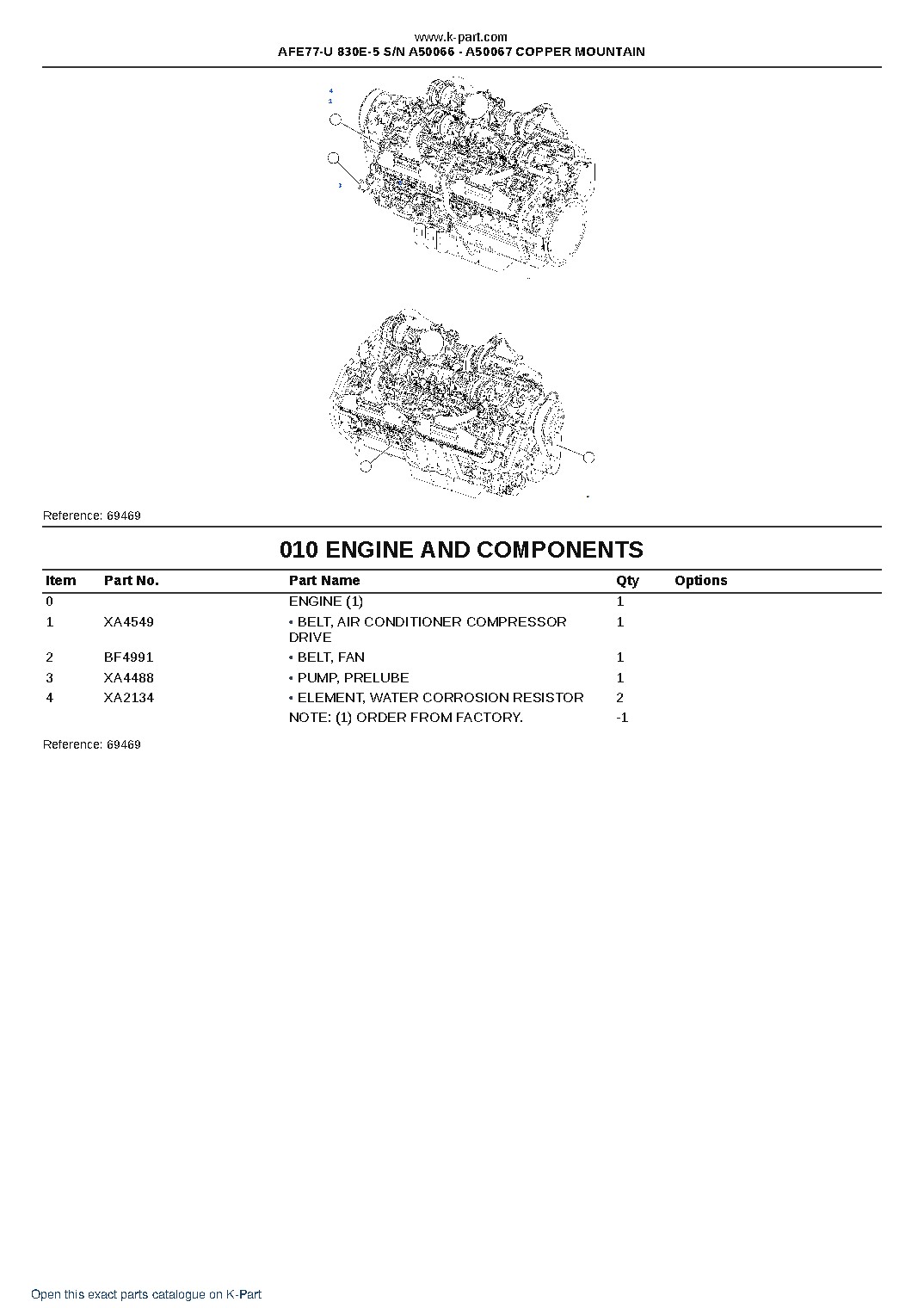 AFE77-U 830E-5 S/N A50066 – A50067 COPPER MOUNTAIN – sample page 7 AFE77-U 830E-5 S/N A50066 – A50067 COPPER MOUNTAIN – sample page 7