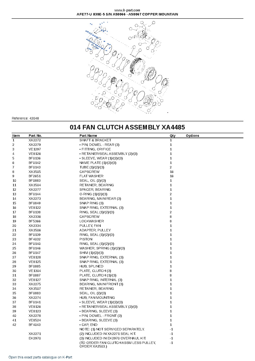AFE77-U 830E-5 S/N A50066 – A50067 COPPER MOUNTAIN – sample page 9 AFE77-U 830E-5 S/N A50066 – A50067 COPPER MOUNTAIN – sample page 9