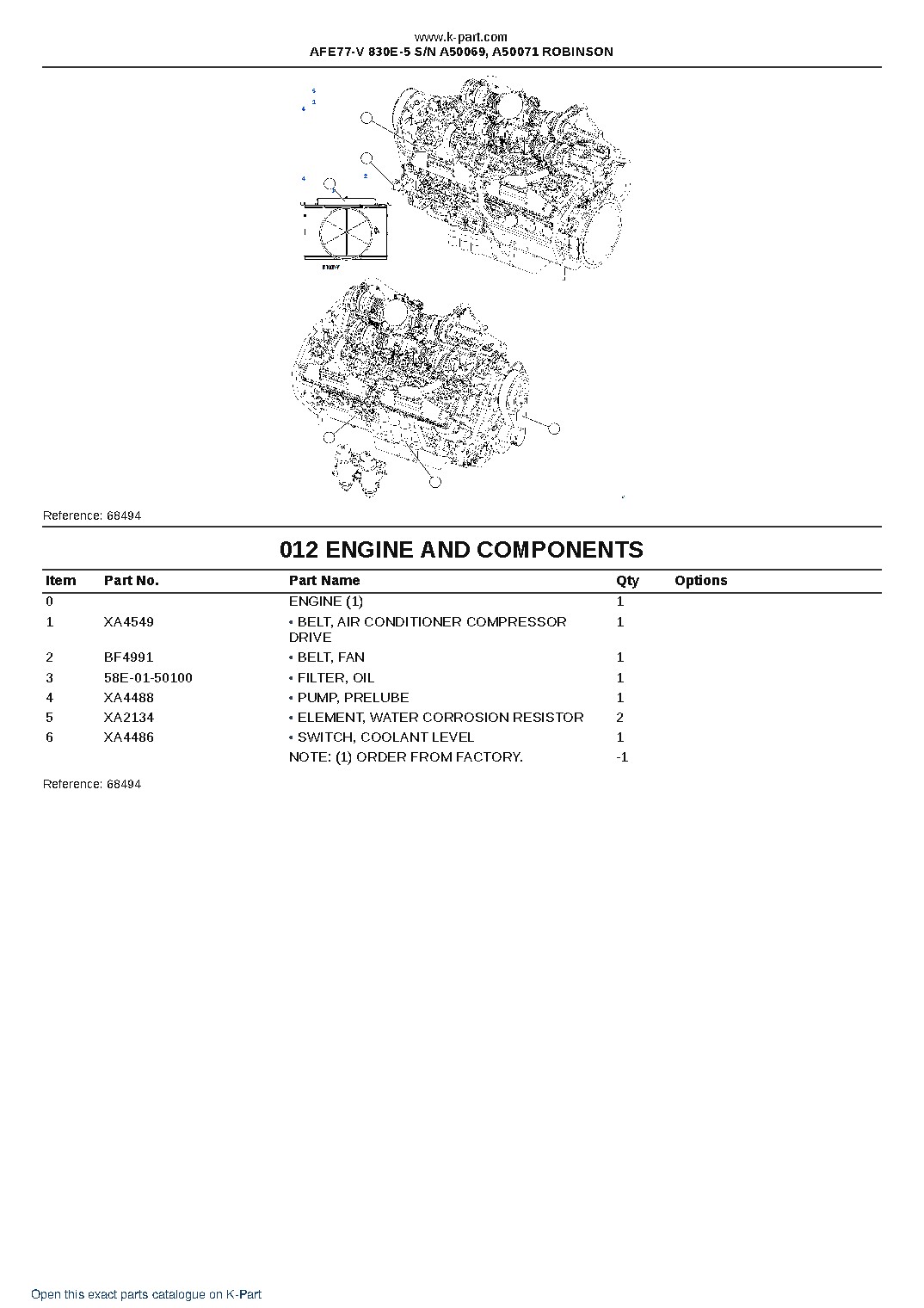 AFE77-V 830E-5 S/N A50069, A50071 ROBINSON – sample page 8 AFE77-V 830E-5 S/N A50069, A50071 ROBINSON – sample page 8
