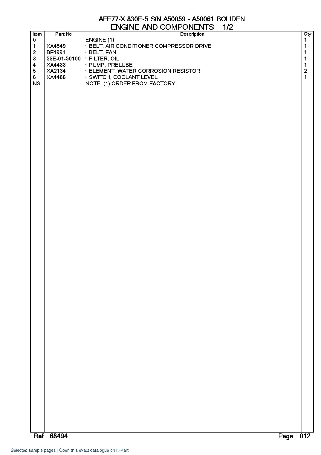 AFE77-X 830E-5 S/N A50059 – A50061 BOLIDEN – sample page 4