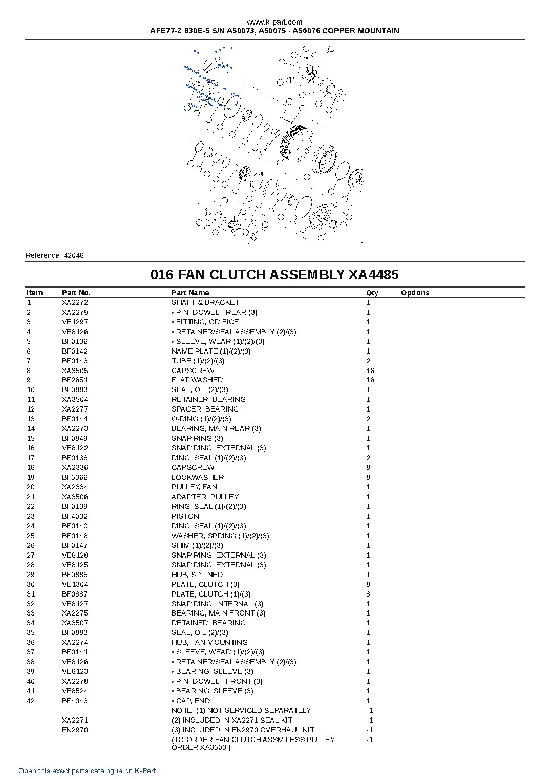 AFE77-Z 830E-5 S/N A50073, A50075 – A50076  COPPER MOUNTAIN – sample page 10