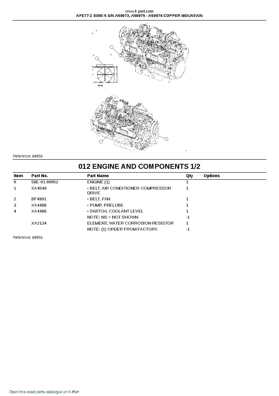 AFE77-Z 830E-5 S/N A50073, A50075 – A50076  COPPER MOUNTAIN – sample page 8