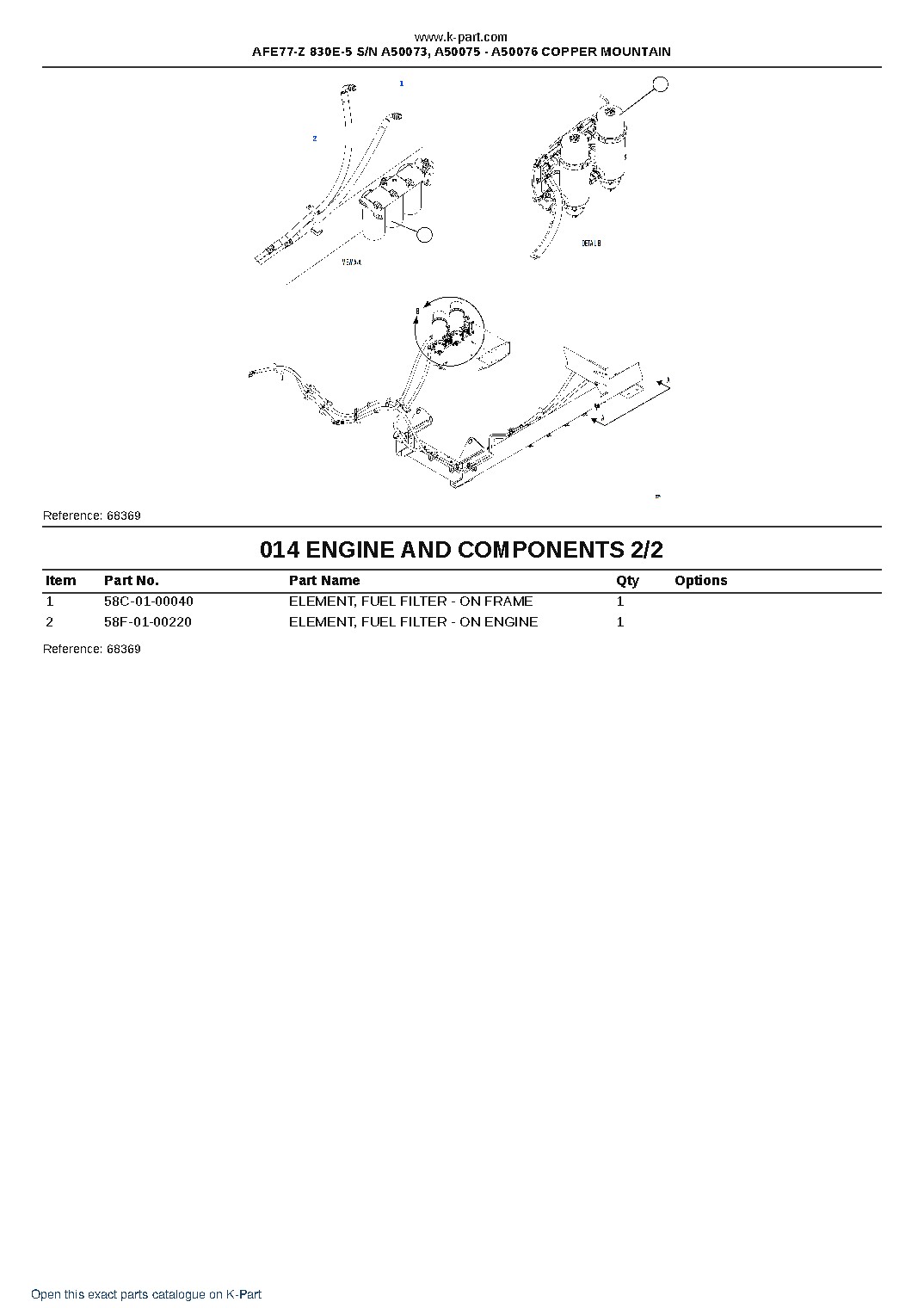 AFE77-Z 830E-5 S/N A50073, A50075 – A50076  COPPER MOUNTAIN – sample page 9