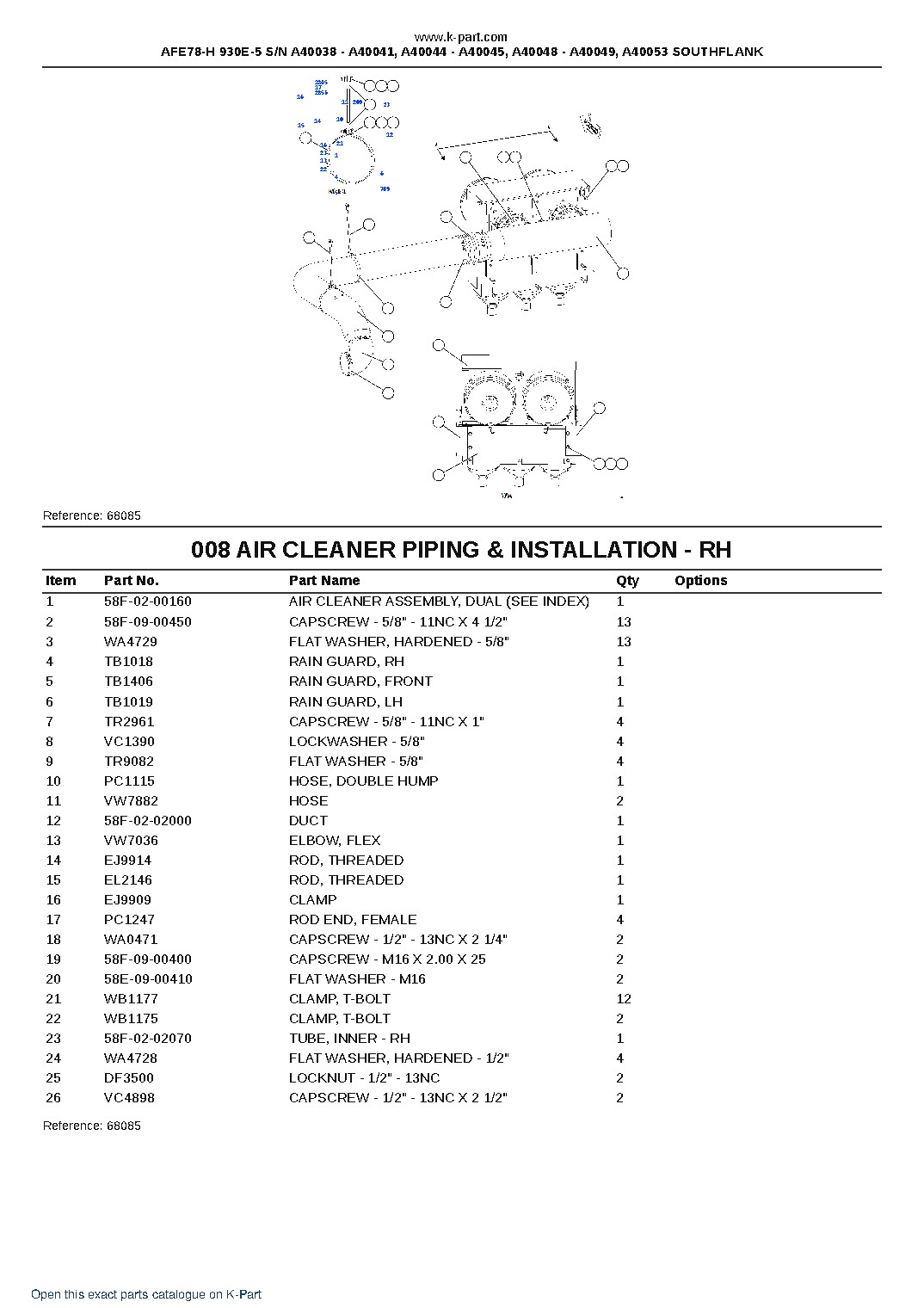 AFE78-H 930E-5 S/N A40038 – A40041, A40044 – A40045, A40048 – A40049, A40053 SOUTHFLANK – sample page 4 AFE78-H 930E-5 S/N A40038 – A40041, A40044 – A40045, A40048 – A40049, A40053 SOUTHFLANK – sample page 4